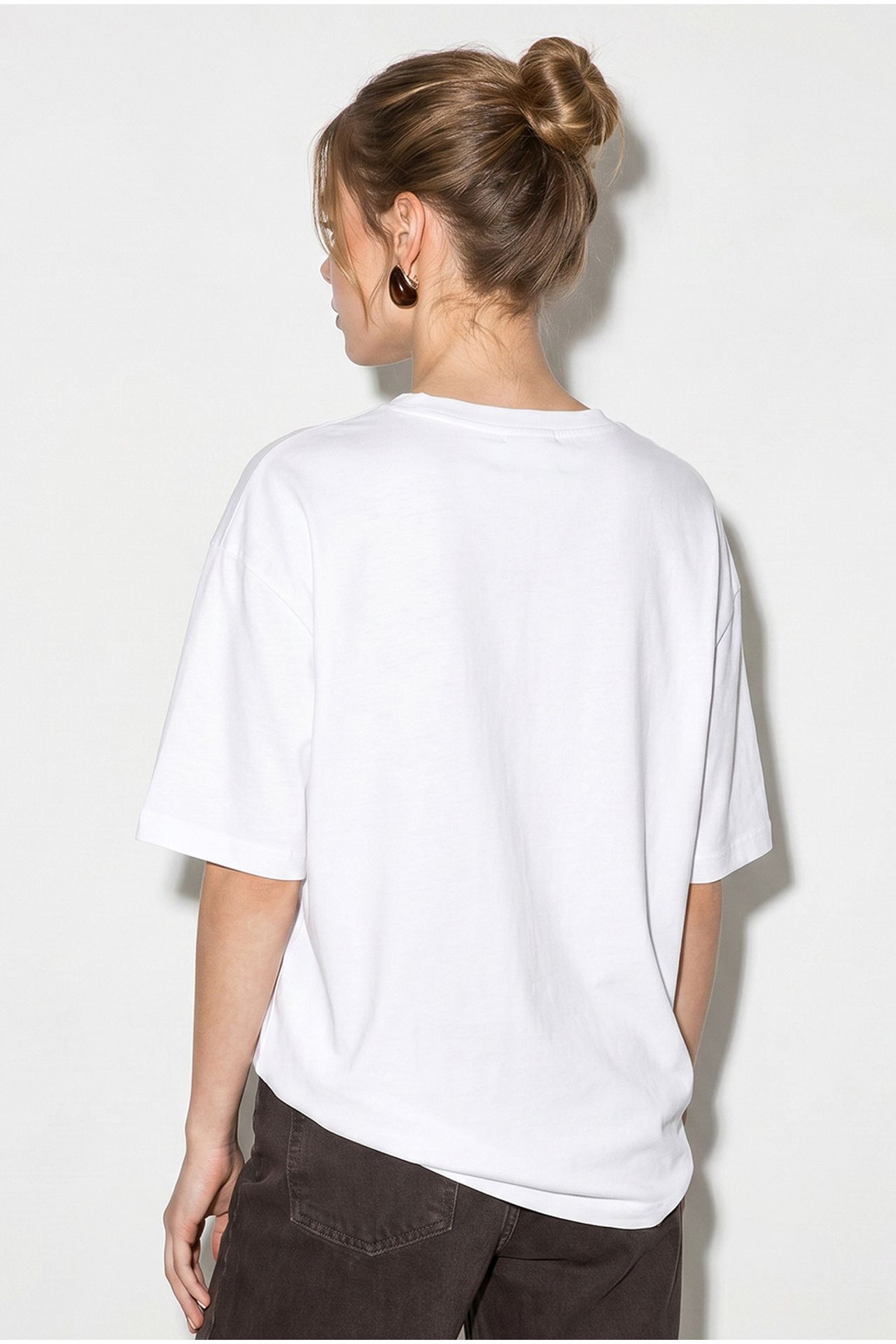 LUCCI Oversized Floral Cotton T-Shirt 5