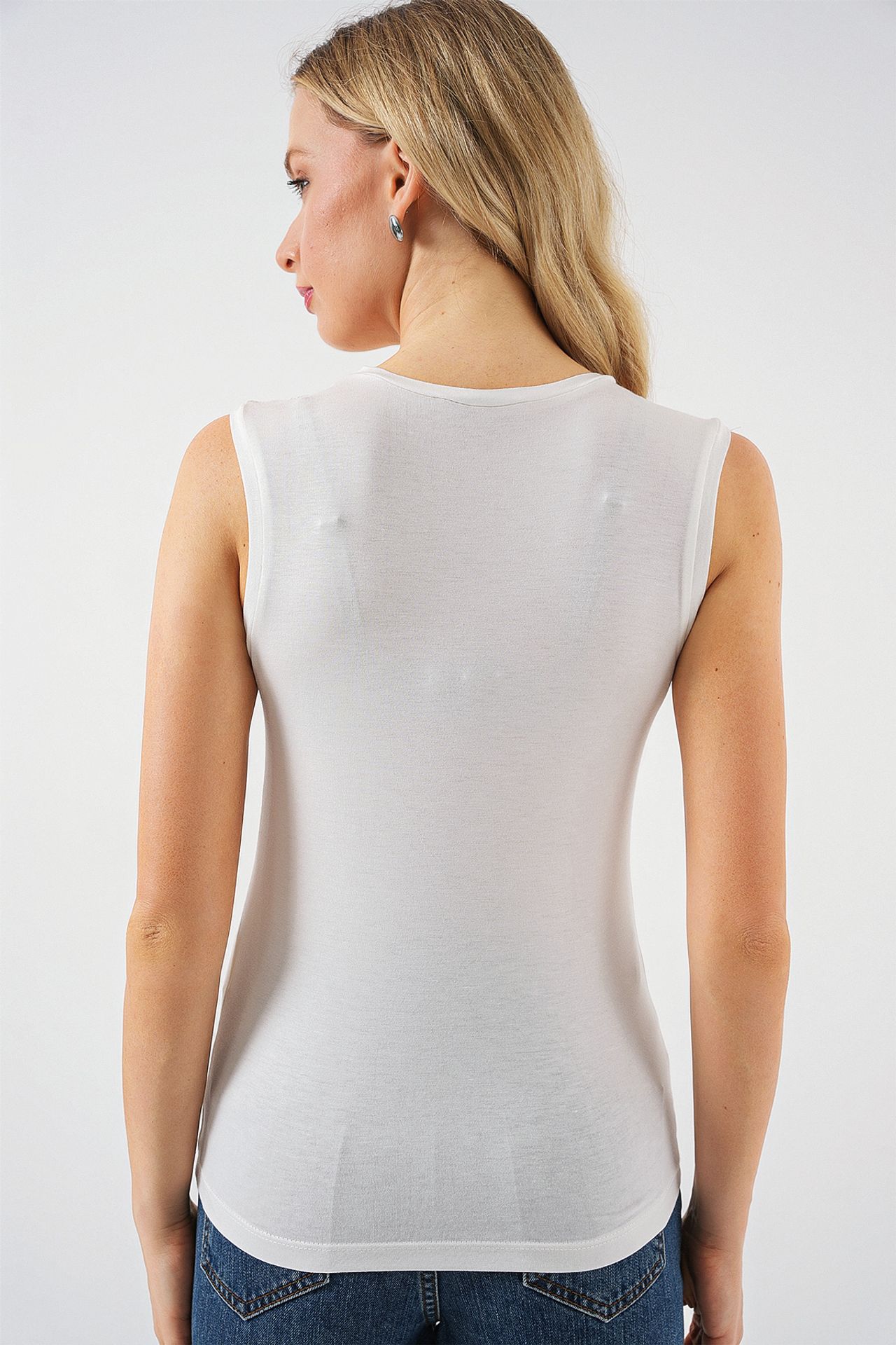 BDART Fitted Sleeveless Bodysuit with Crew Neck 6