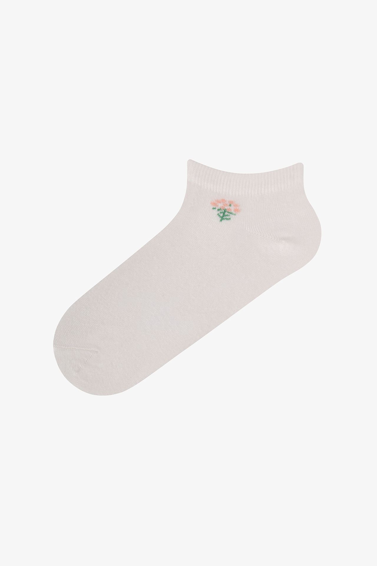 PENTI Soft Blossom Floral Cotton Pair Ankle Socks 3