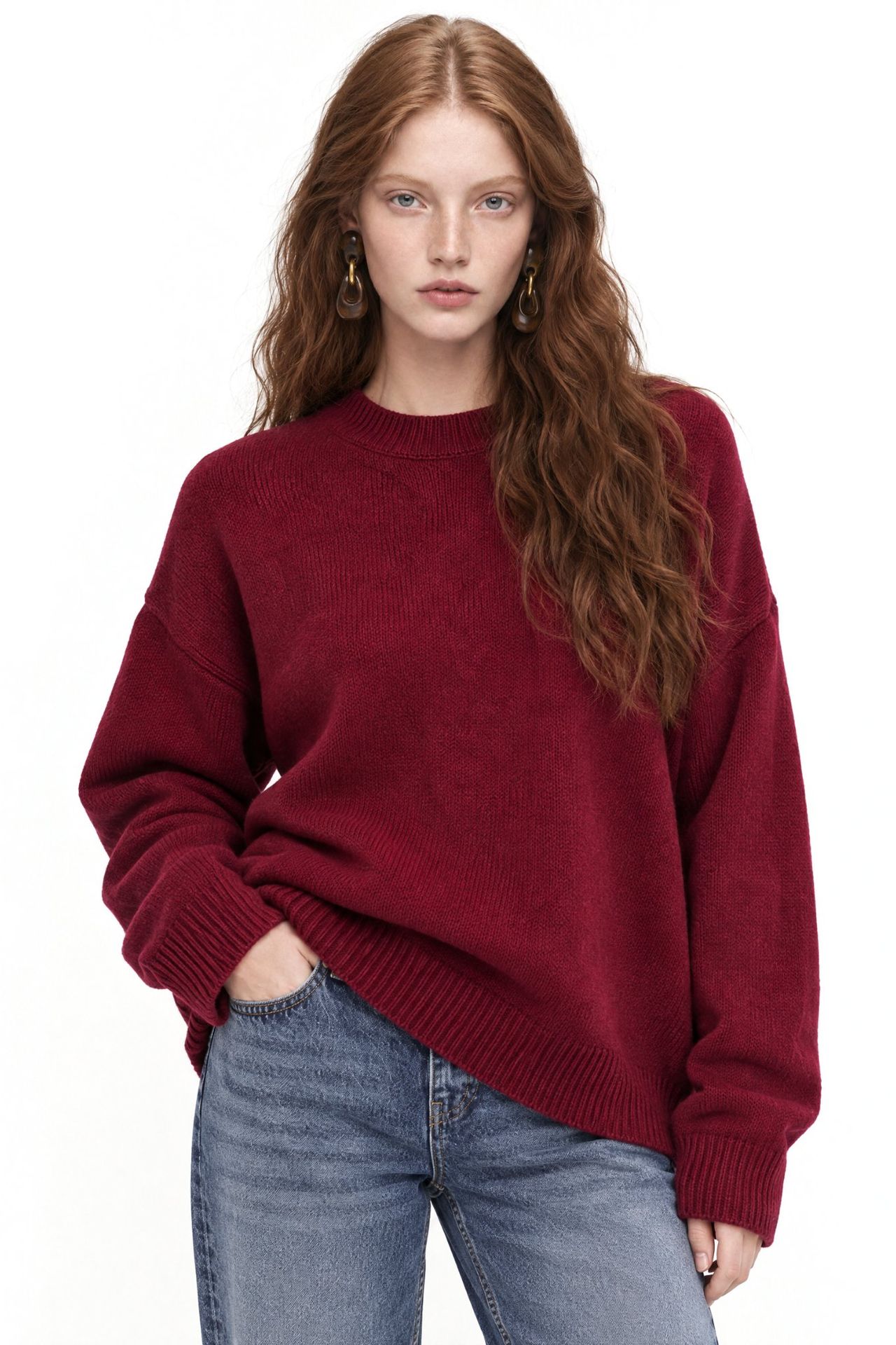 Mixray Oversized Knitwear Sweater 1
