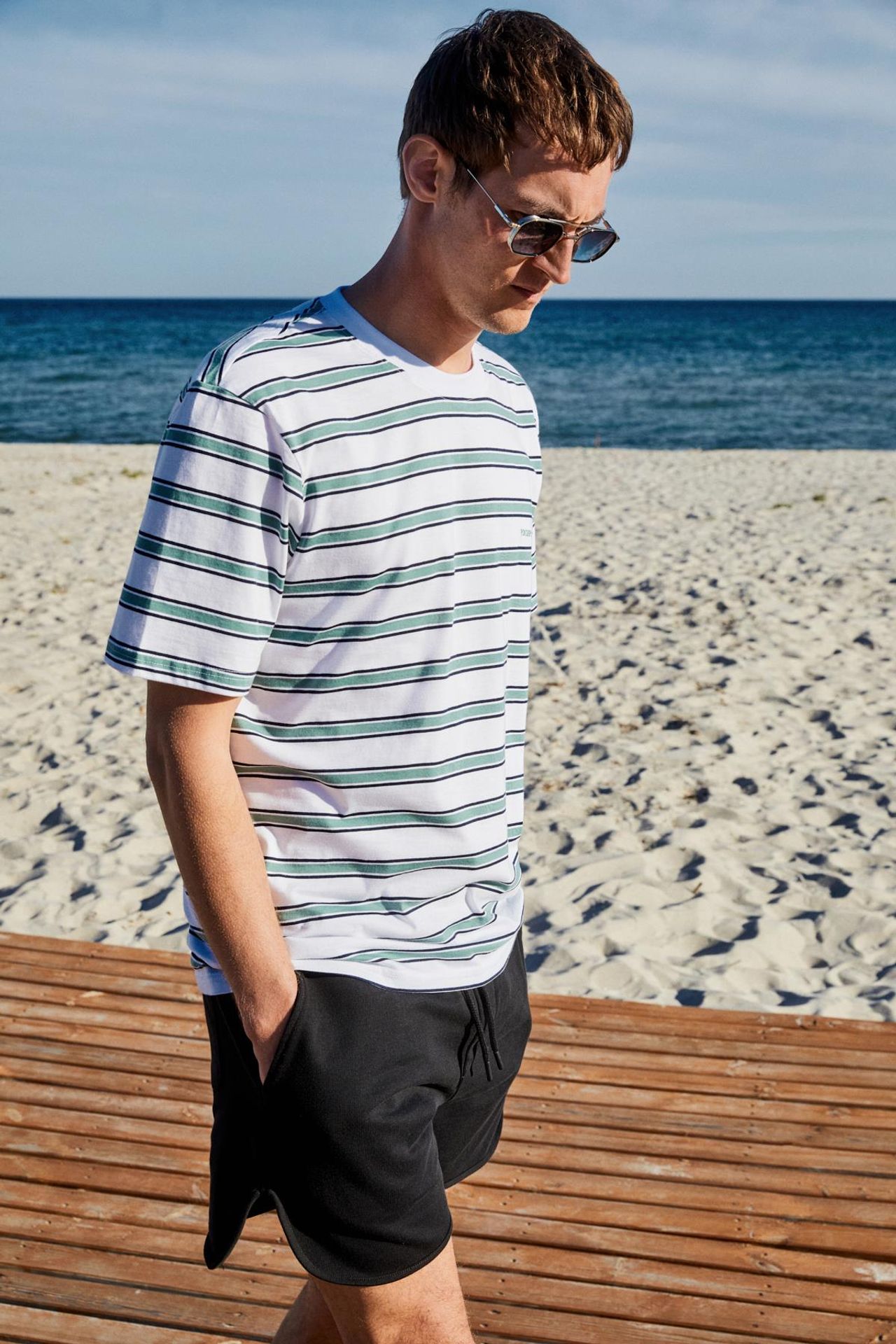 GRIMELANGE Regular Fit Crew Neck T-Shirt 3