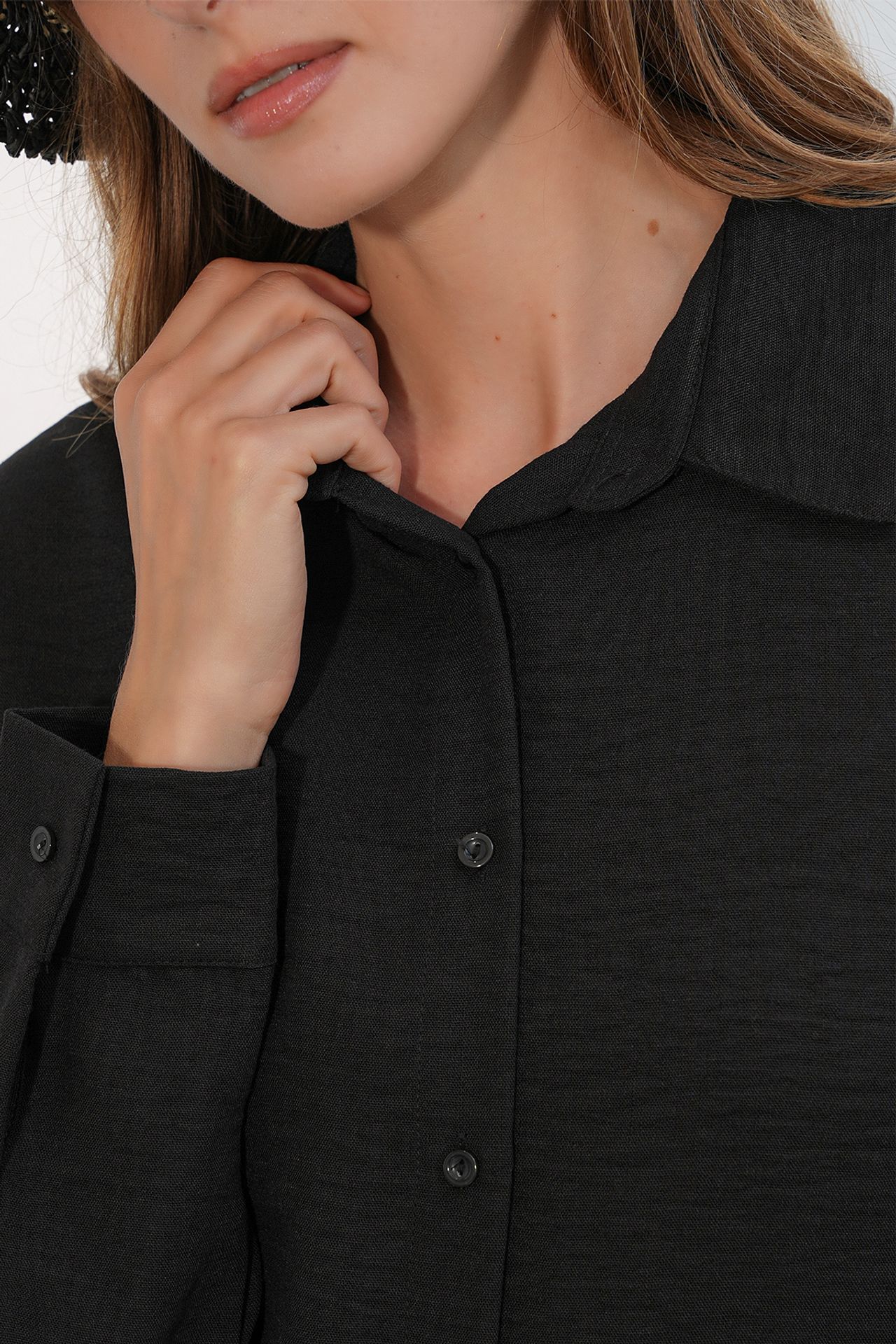 BDART Embroidered Long Sleeve Shirt with Button Closure 4