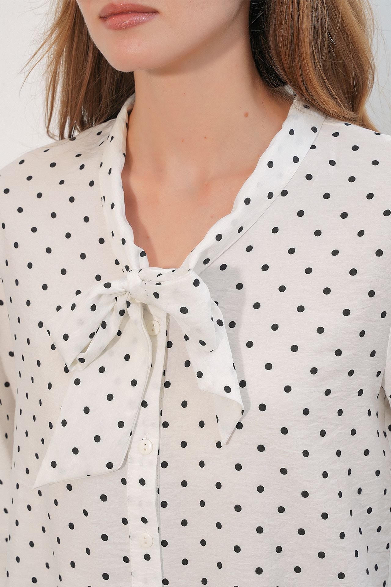 BDART Polka Dot Poplin Shirt Blouse 5