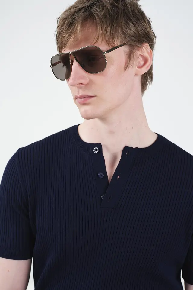 GIESTO Men's Slim Fit Button T-Shirt