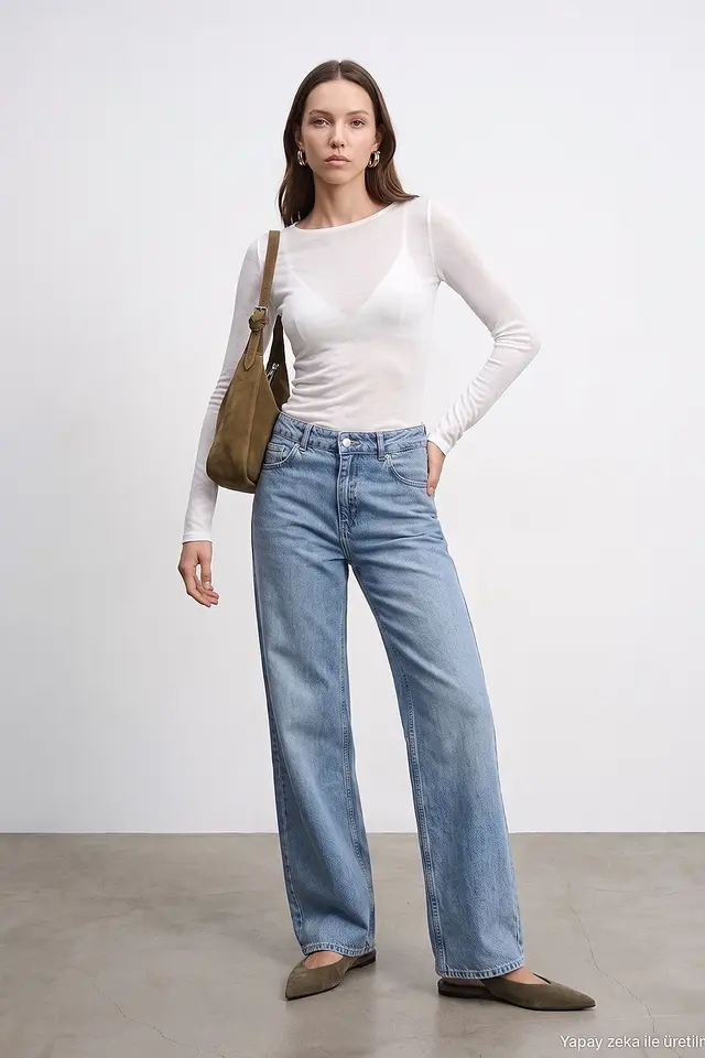DILVIN Women’s Straight-Leg Jeans
