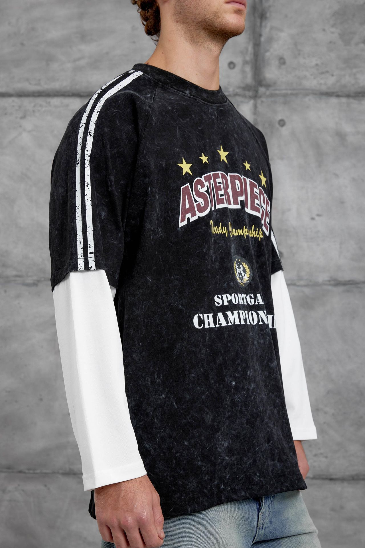 NOMARC Rahat Bisiklet Yaka Uzun Kollu Sweatshirt 2