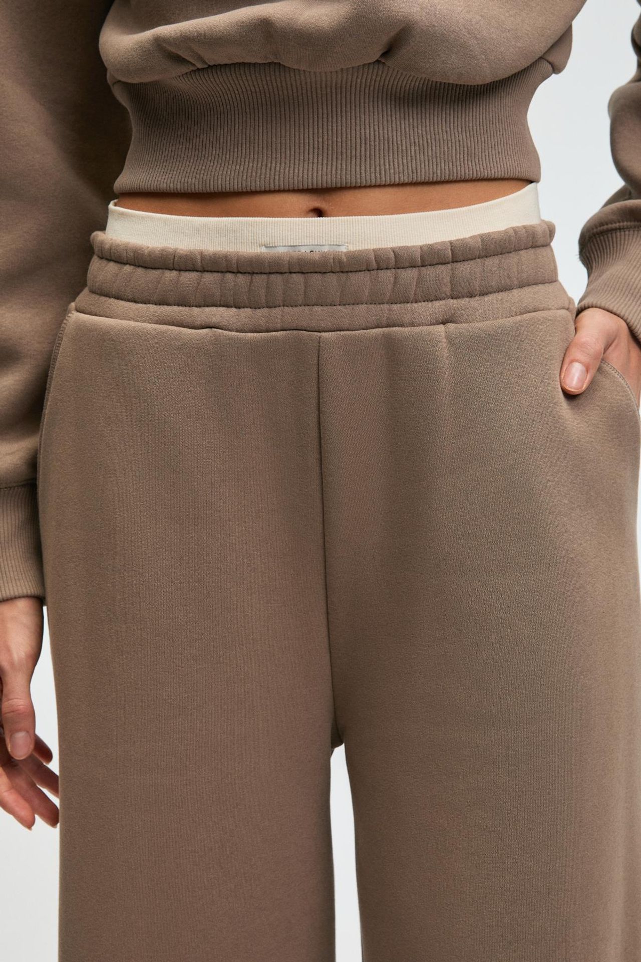 GRIMELANGE Oversized Wide Leg Joggers 5