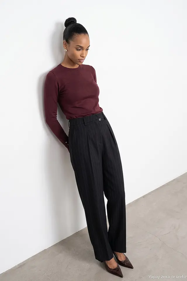 DILVIN Women's Straight-Leg Pants