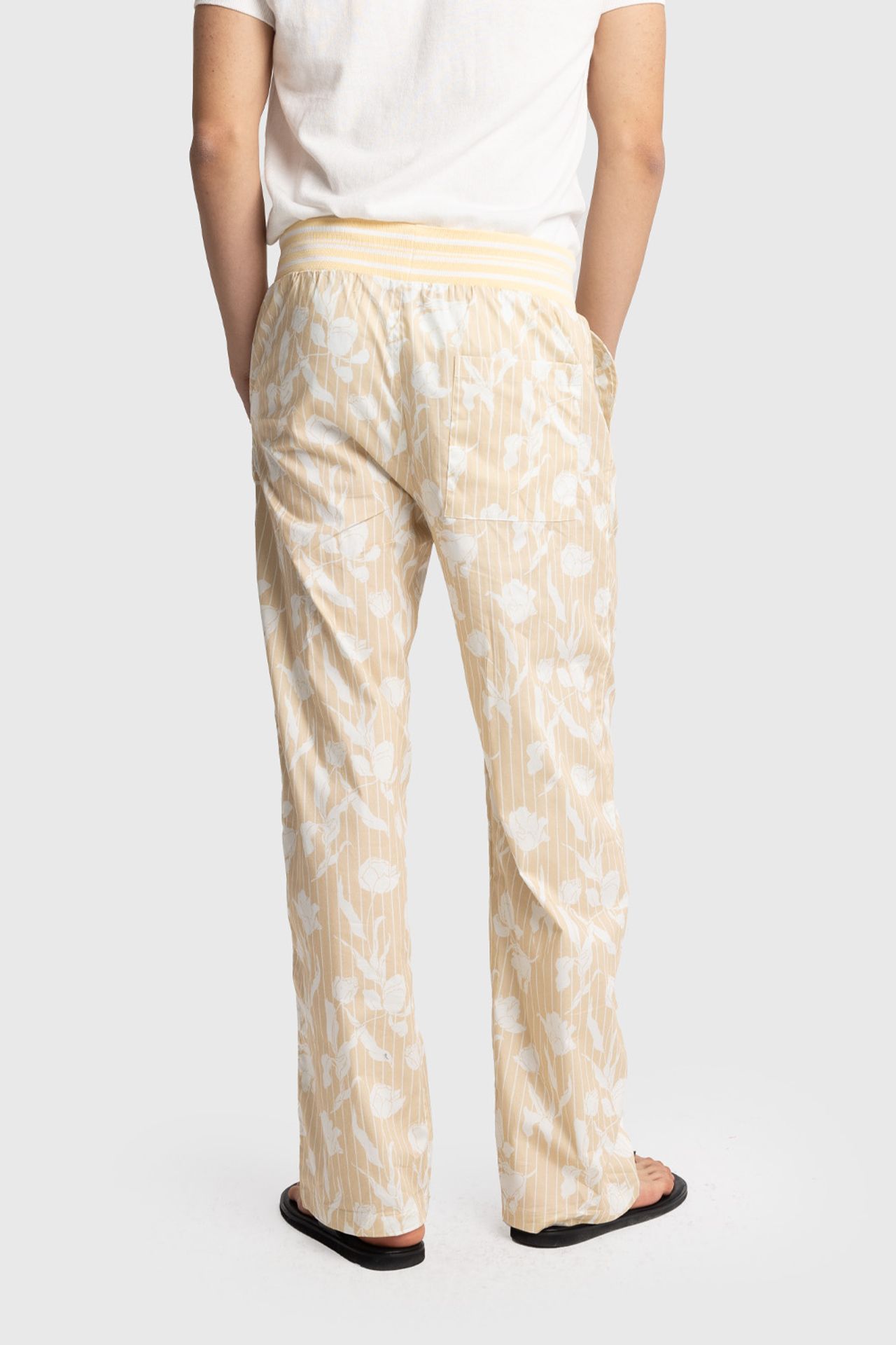 GIESTO Men's Cotton Floral Knit Pants 3