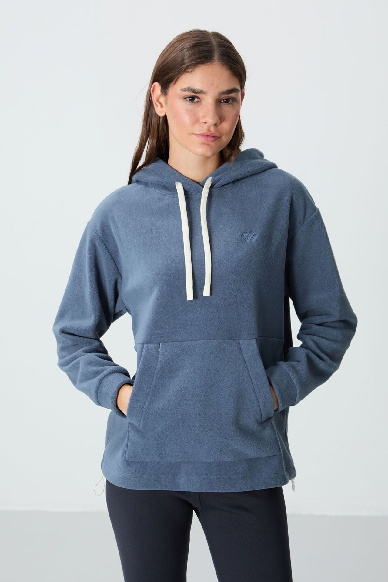 TOMMY Oversized Hooded Plush Sweatshirt 1