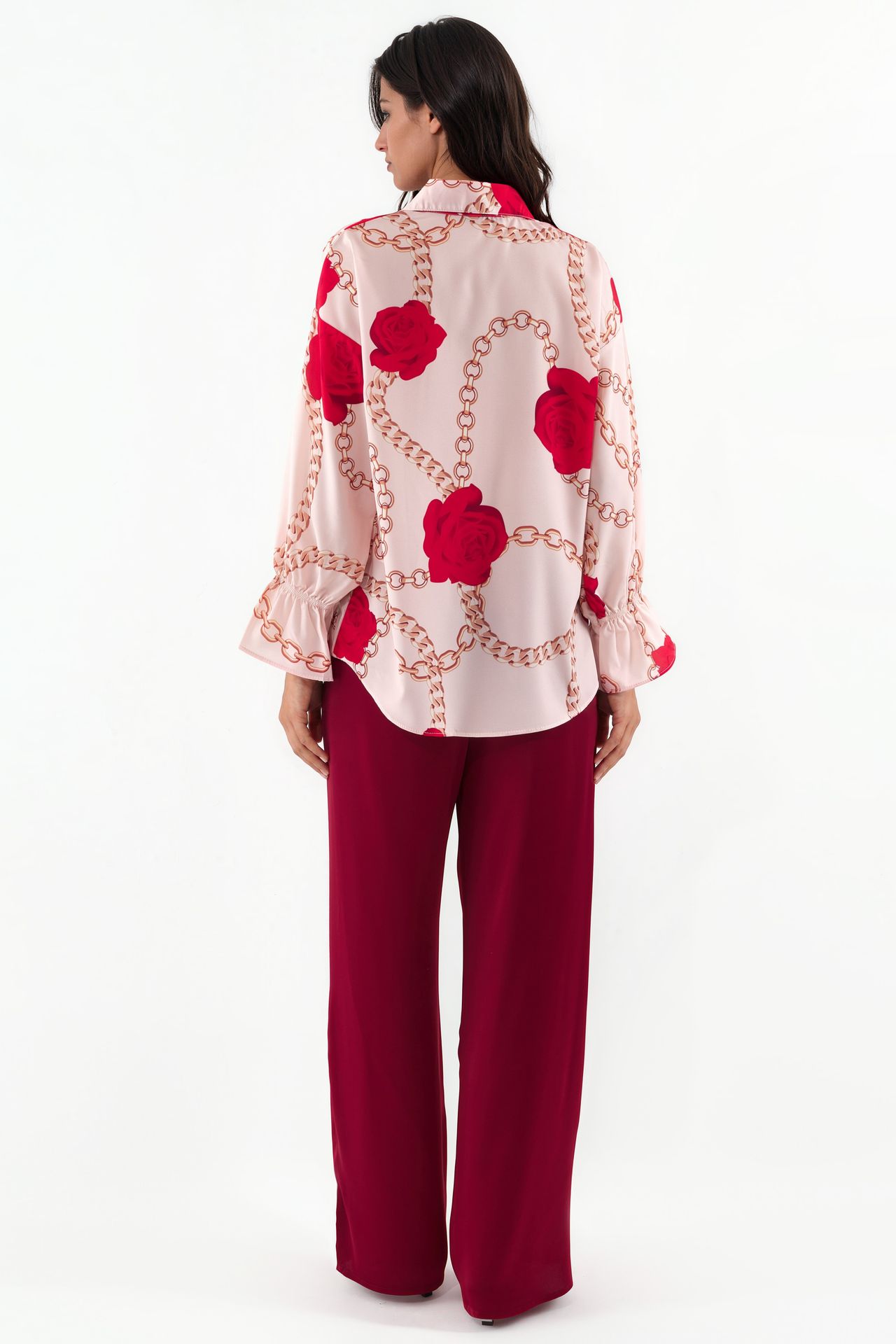 MSN Printed Crepe Shirt 3