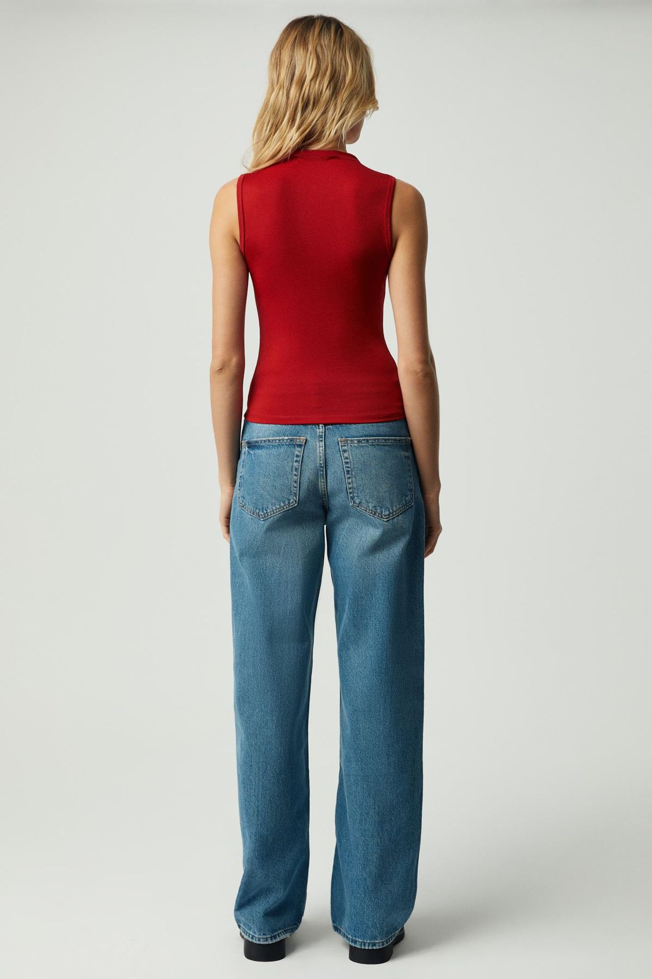 ETHIQUET Sleeveless Half Turtleneck Blouse 5
