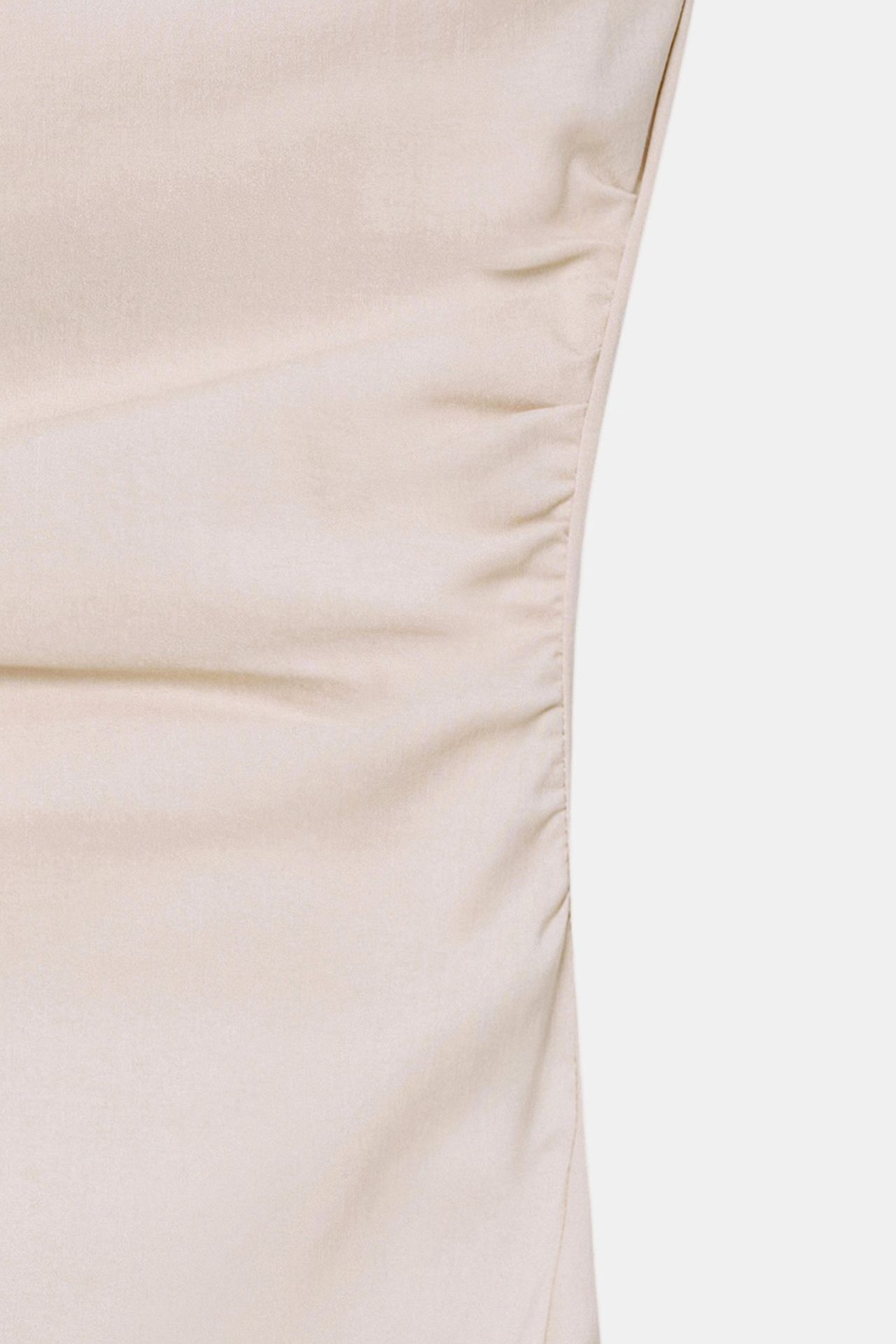 DILVIN Kadın Kolsuz Bodycon Midi Elbise 8