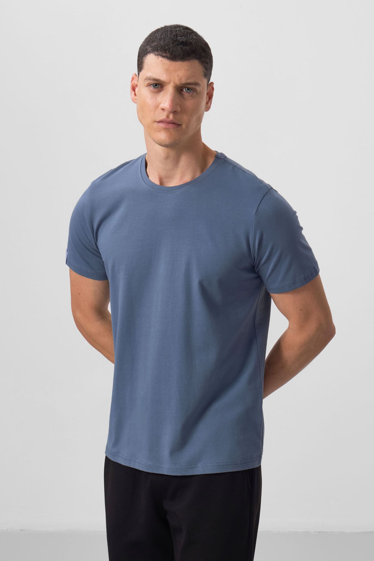 TOMMY Men's Cotton Elastane Crew Neck T-Shirt 5