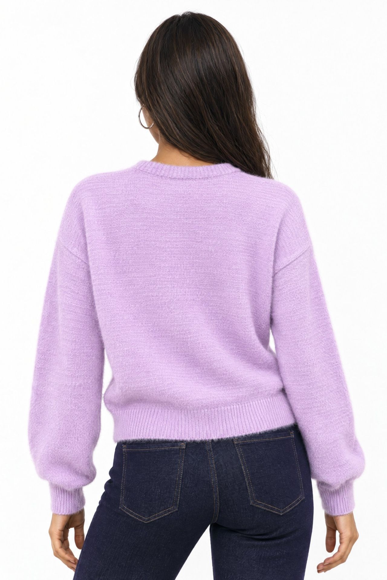 Mixray Oversized Jacquard Button Cardigan 2