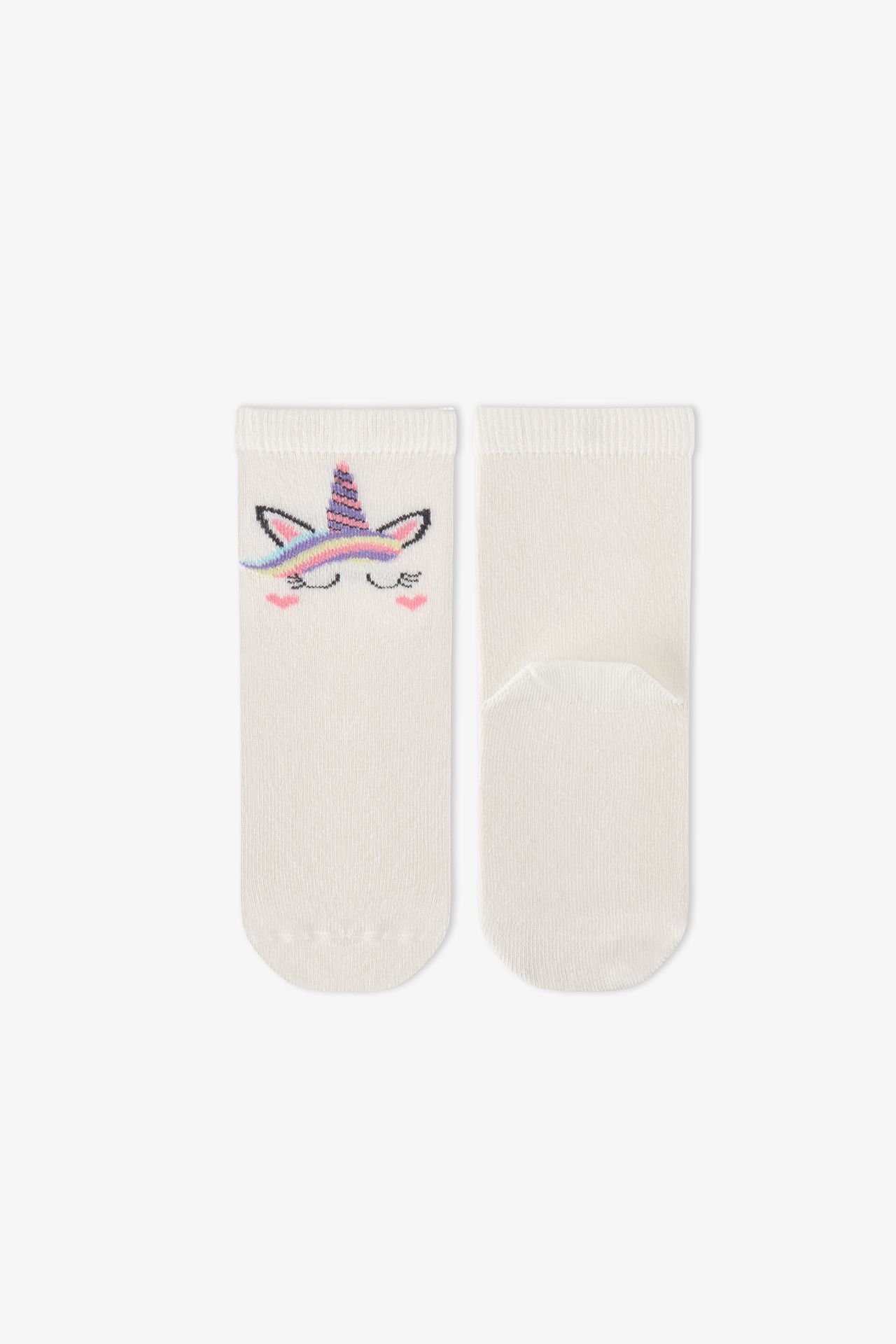 PENTI Girls' Unicorn Sky 2-Pack Ankle Socks 4