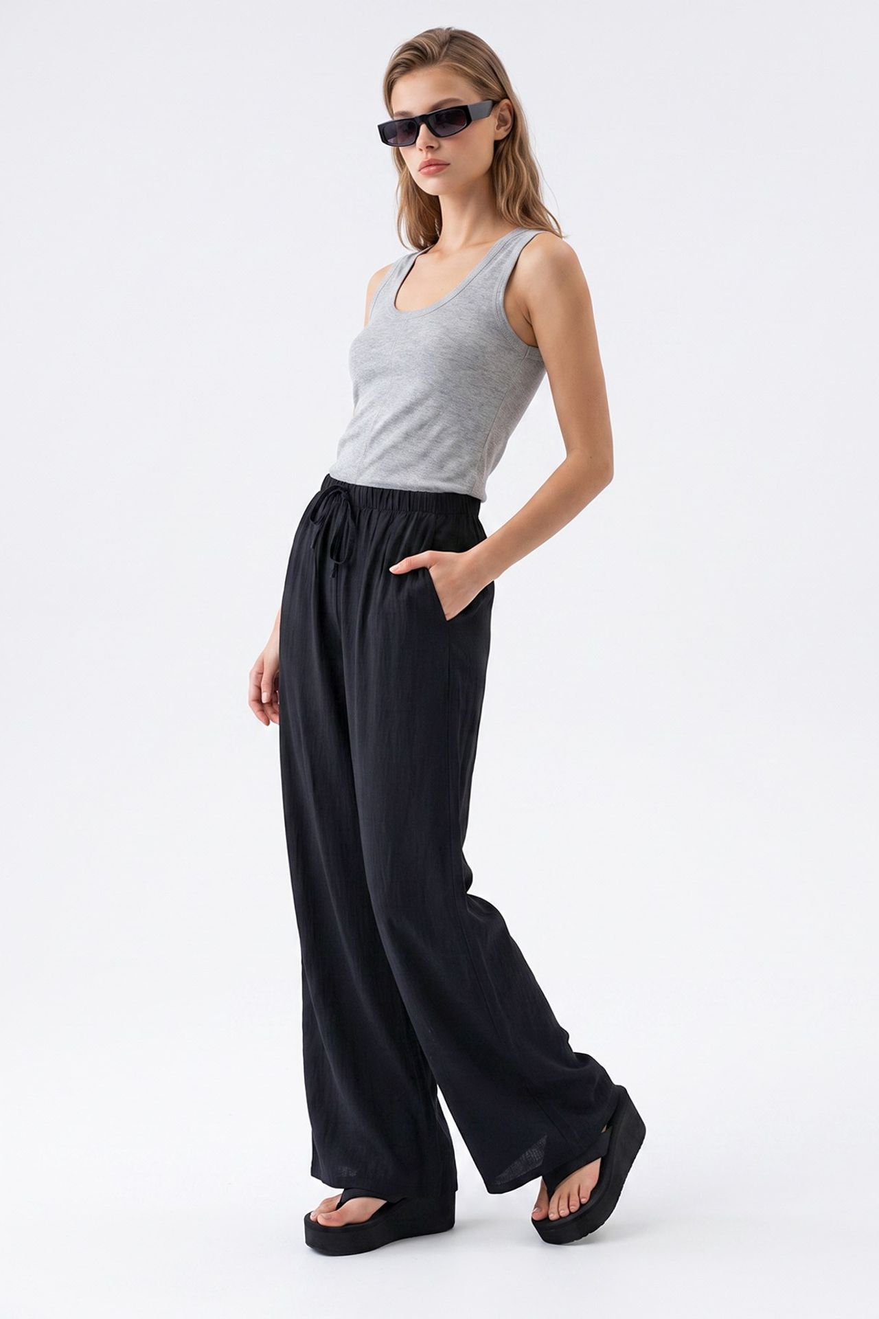 MIXRAY Women's Cotton Pants