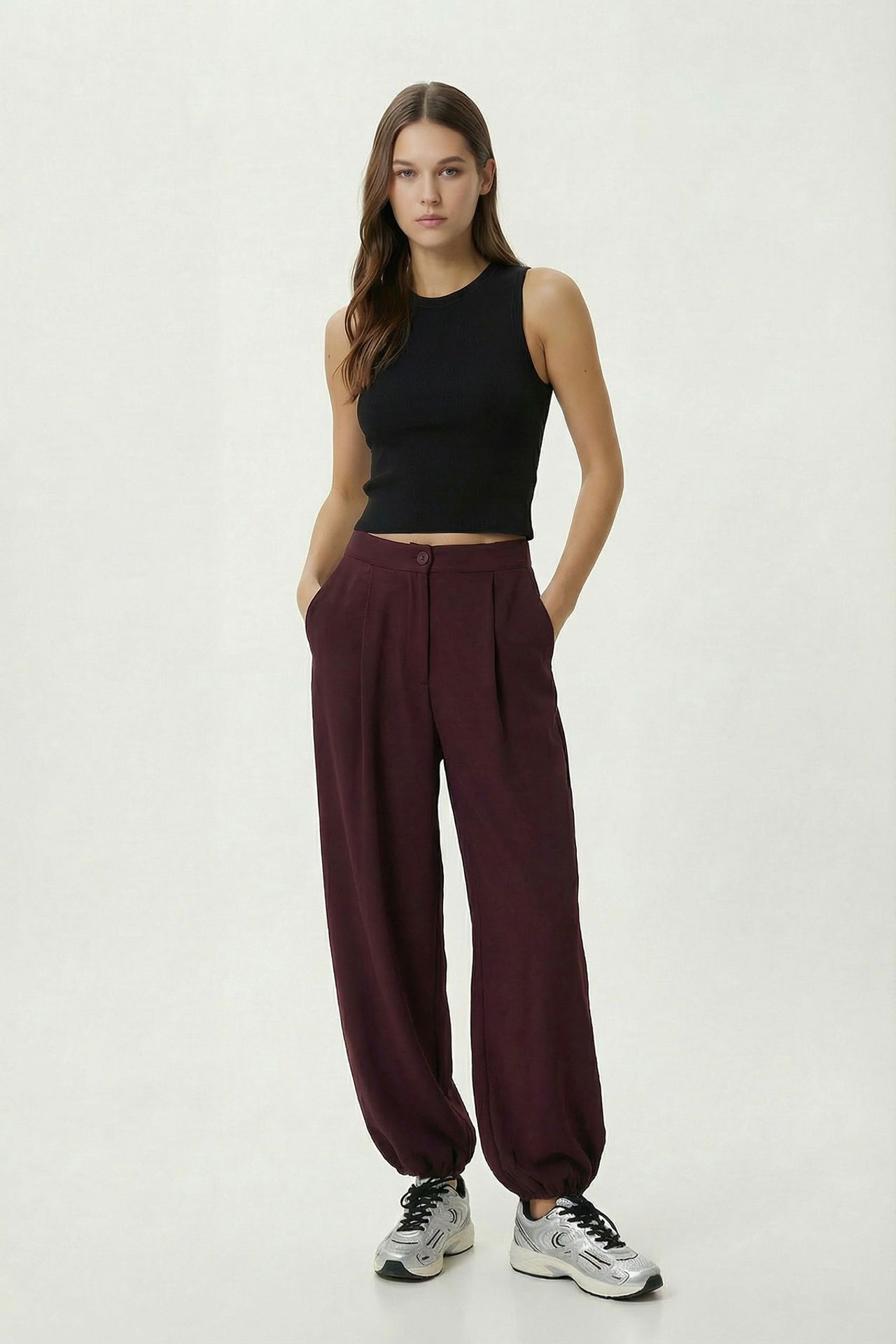 ISTANBUL High Waist Pleated Salwar Pants 1