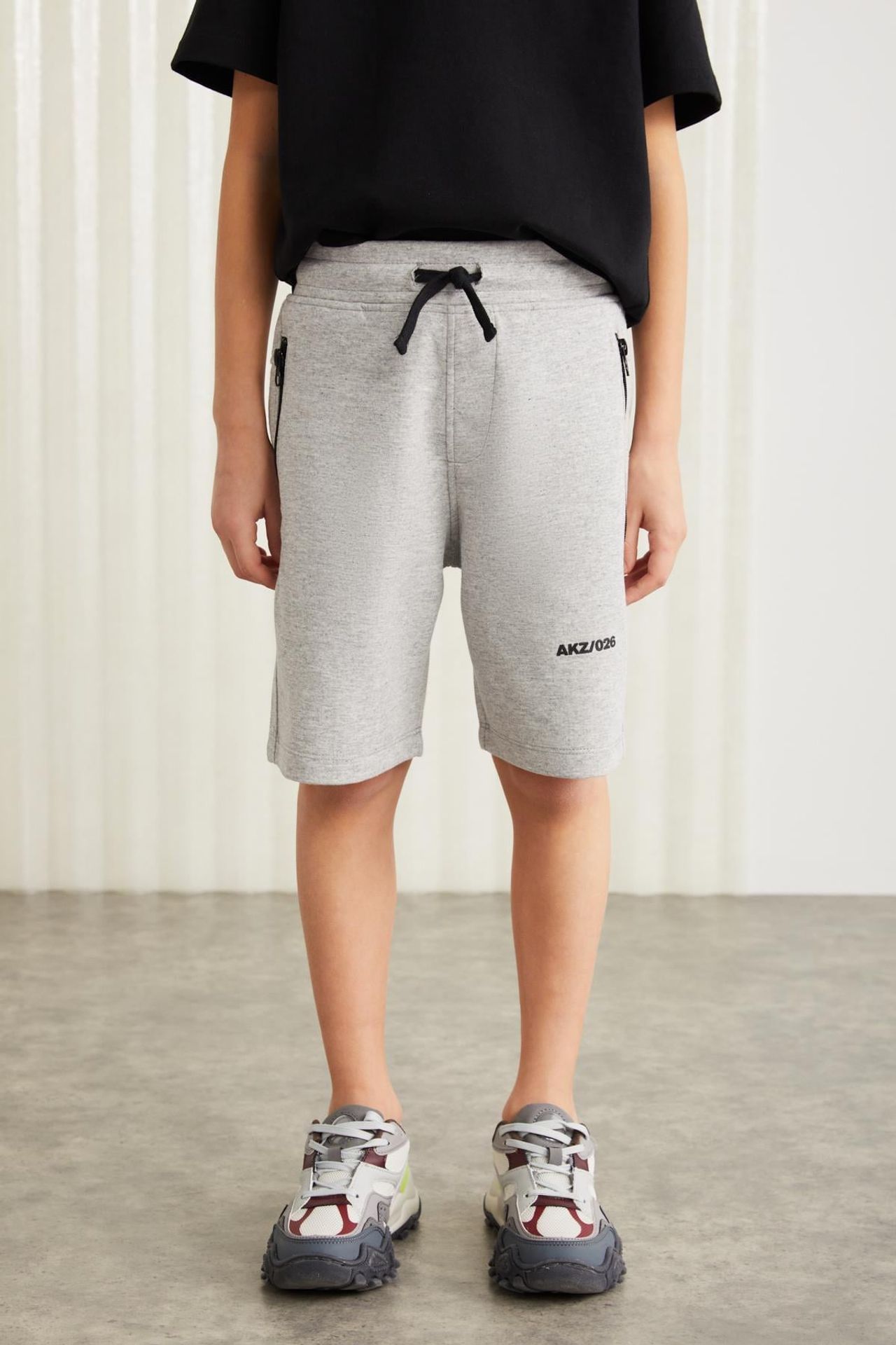 GRIMELANGE Drawstring Waist Knit Shorts 5