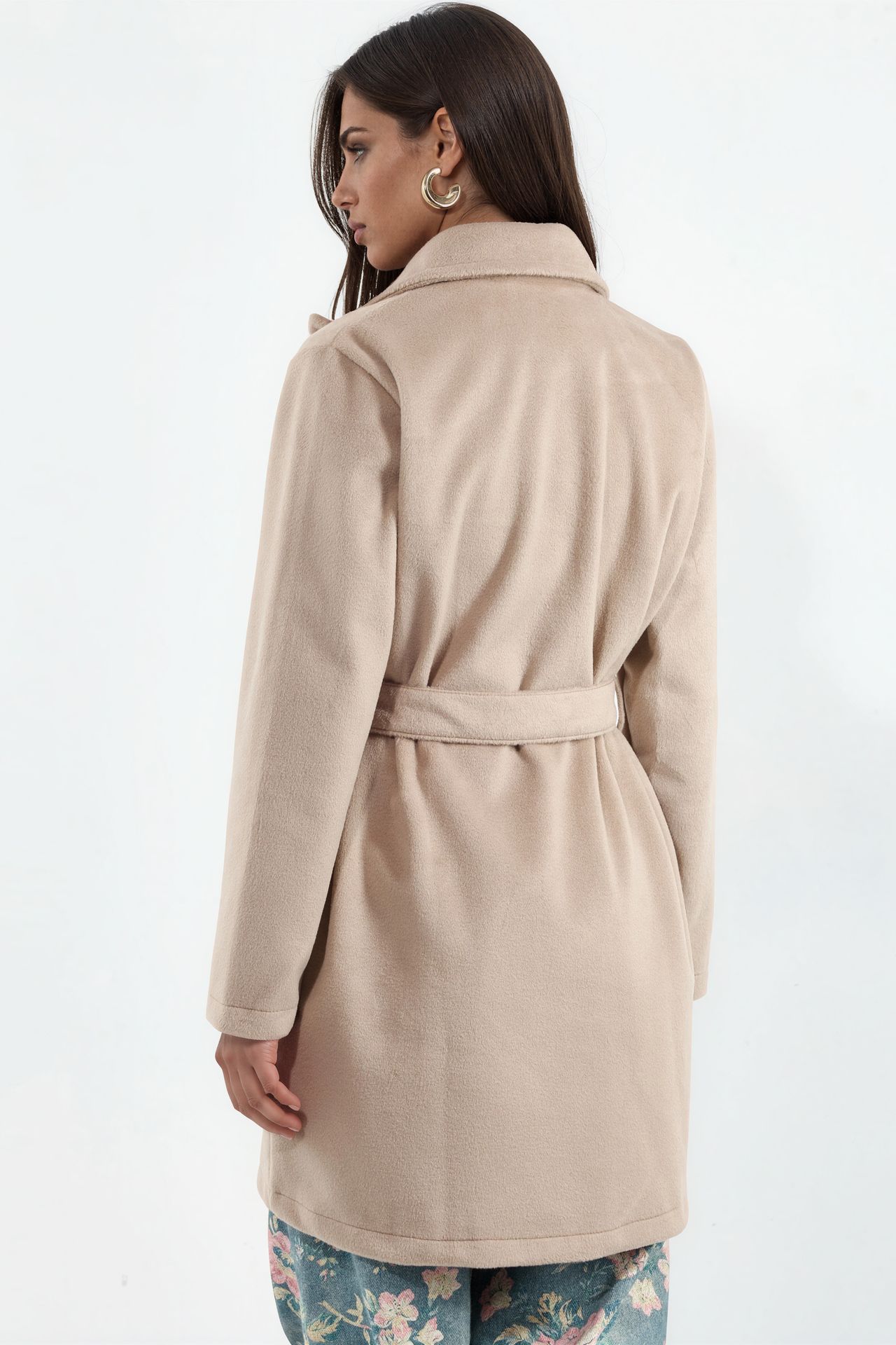 BDART Belted Midi Coat with Jacket Collar 3
