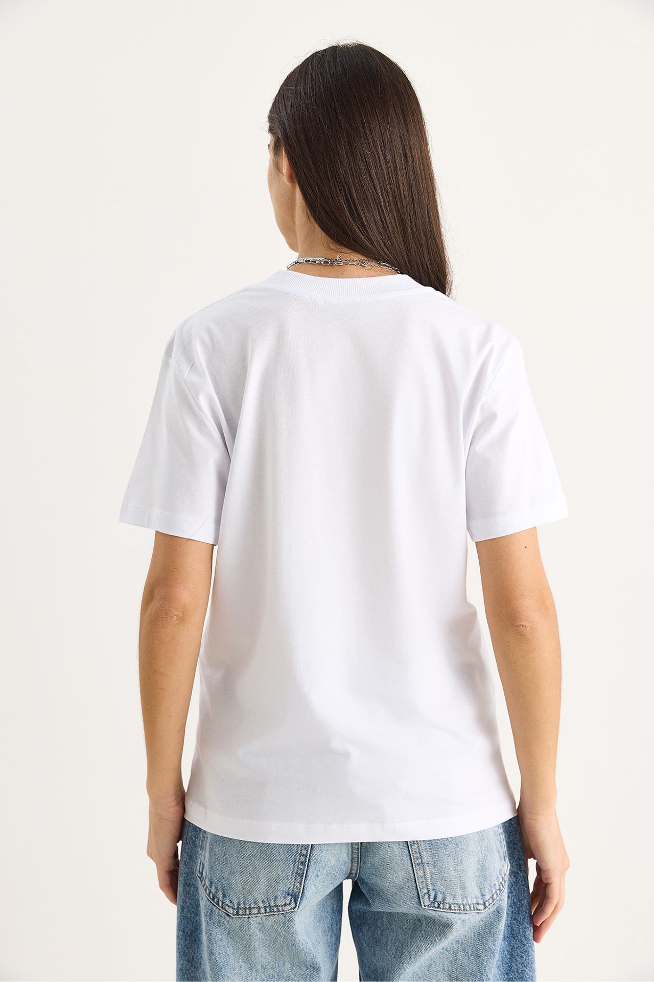 LUCCI Comfort Fit V-Neck Combed Cotton T-Shirt 4