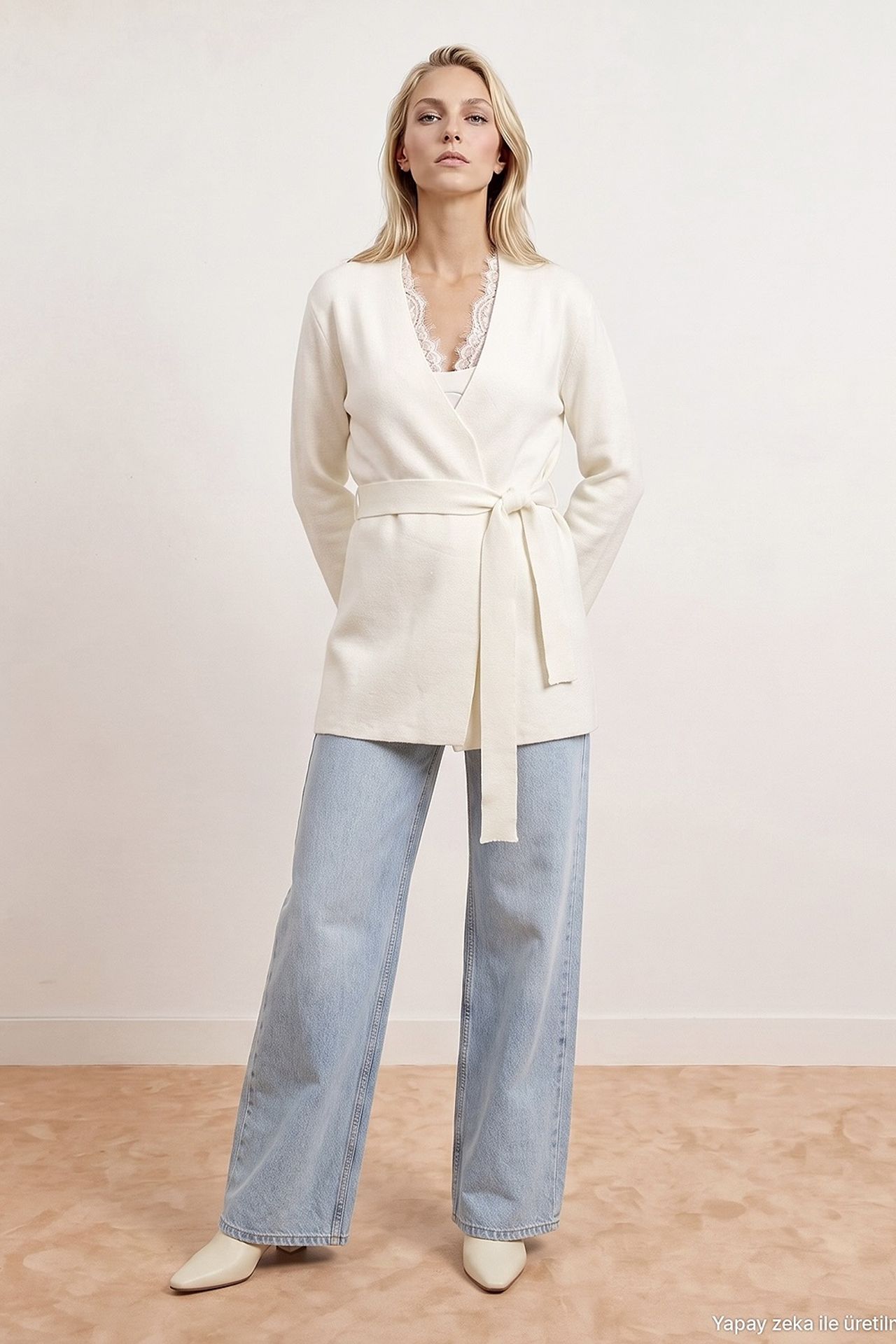 DILVIN Women's Acrylic Wool Blend Cardigan 4