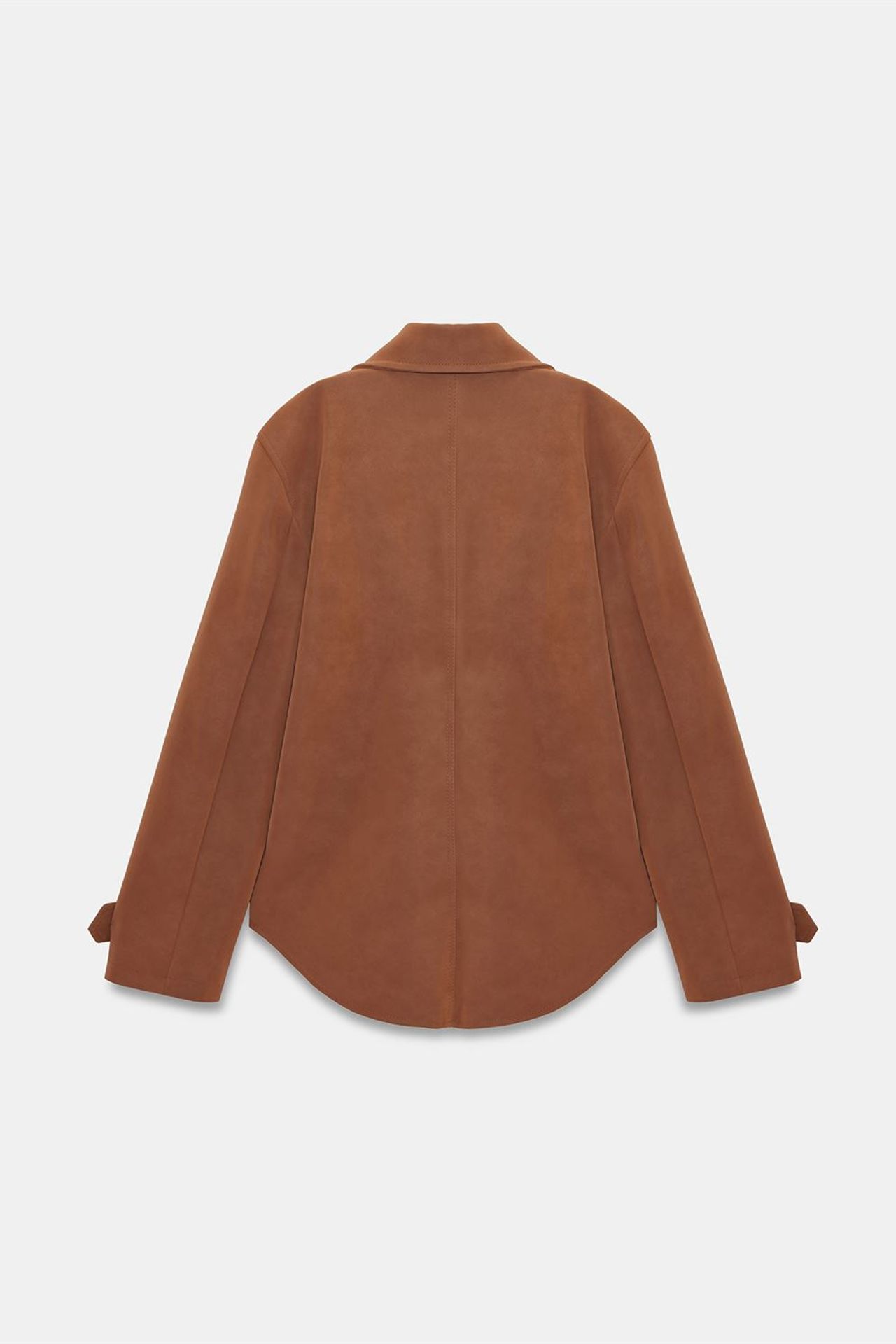 DILVIN Women's Faux Suede Button Jacket 6
