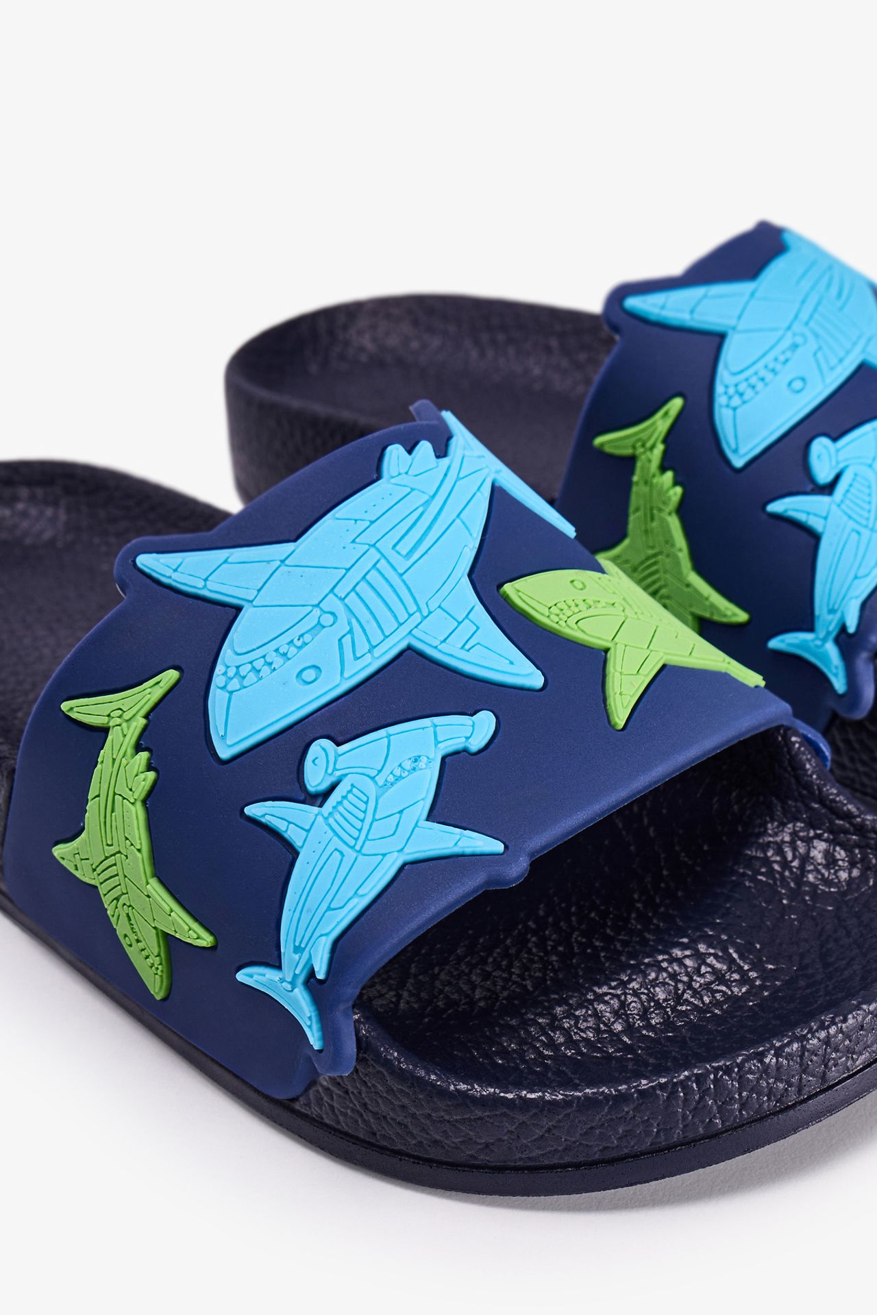 PENTI Boys' Shark Slides 3