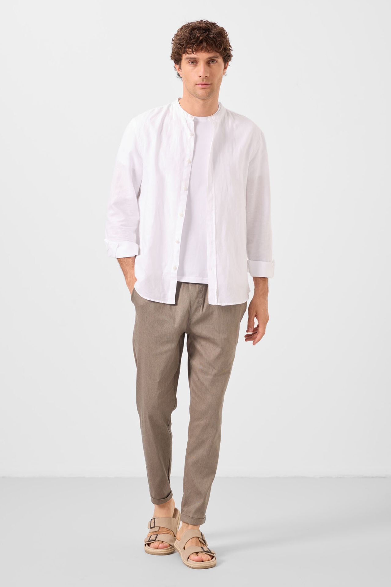 TOMMY Men's Straight-leg Gabardine Chinos 4