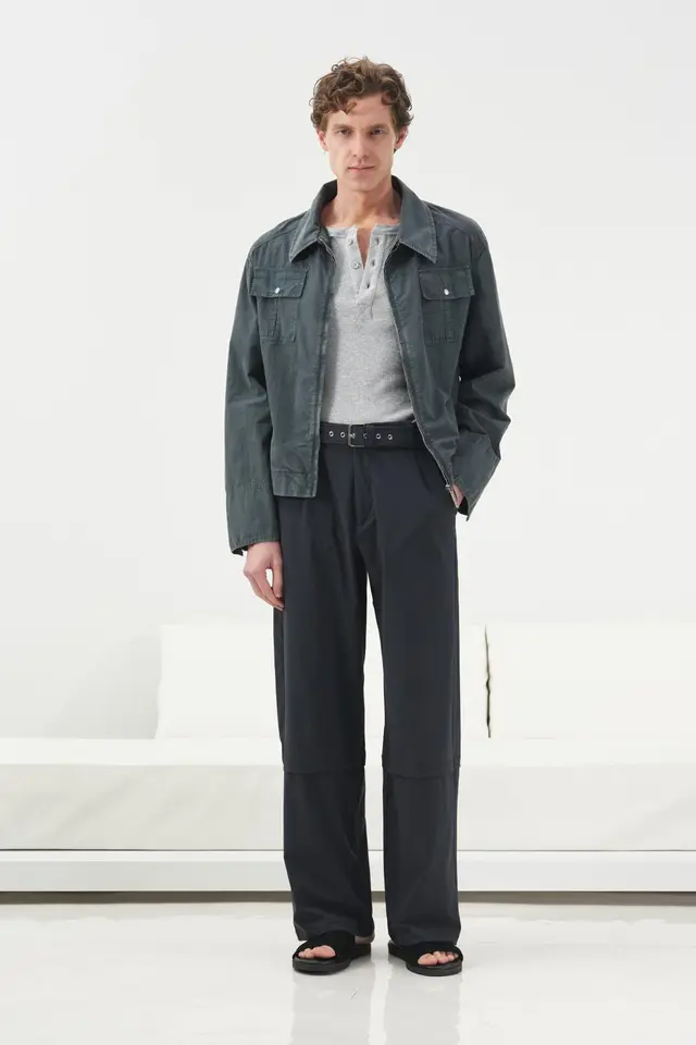 GIESTO Regular Fit Cotton Jacket with Zipper
