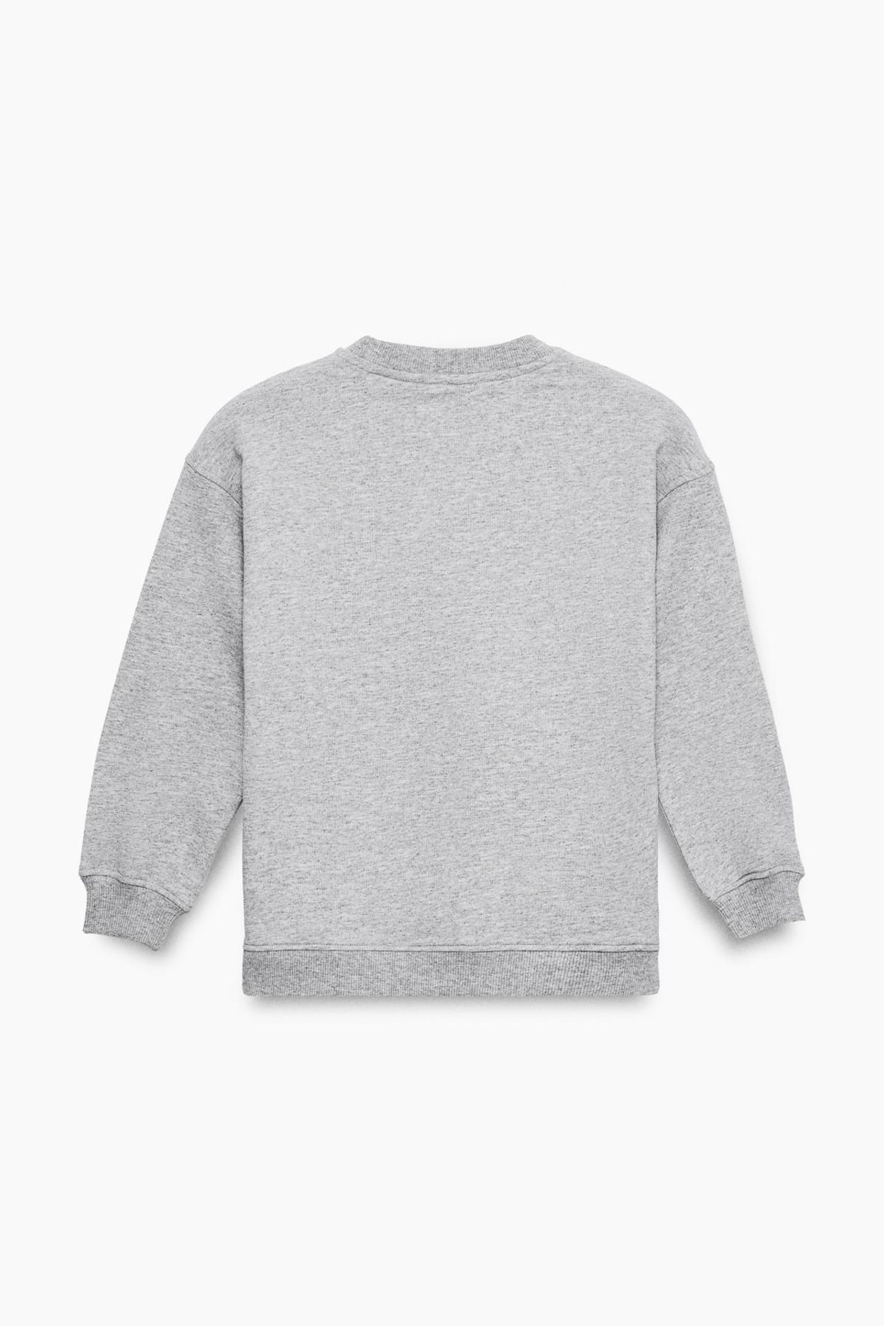 GRIMELANGE Bisiklet Yaka Yazı Baskılı Sweatshirt 3
