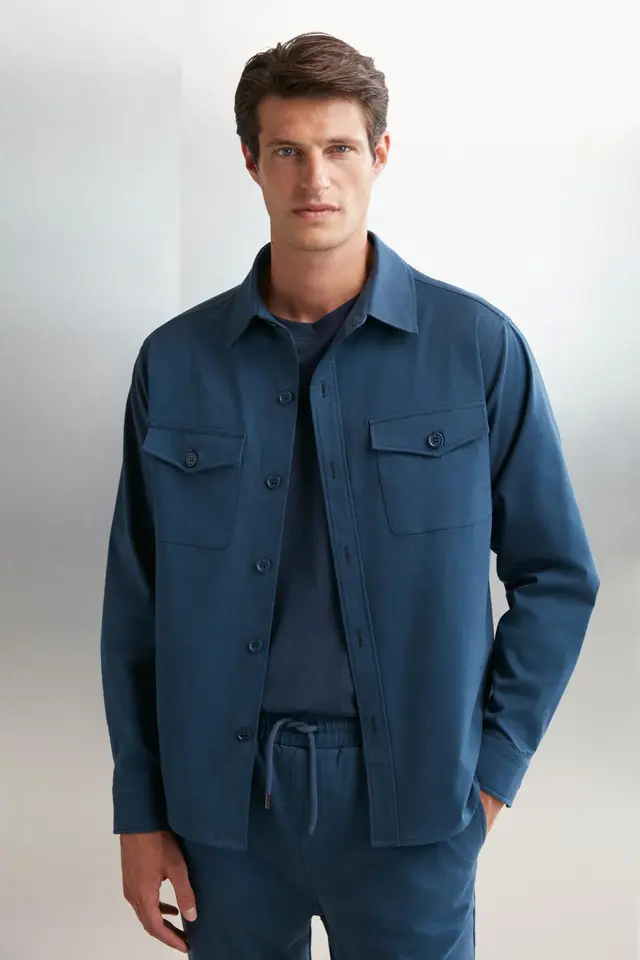 GRIMELANGE Regular Fit Front-Closure Jacket