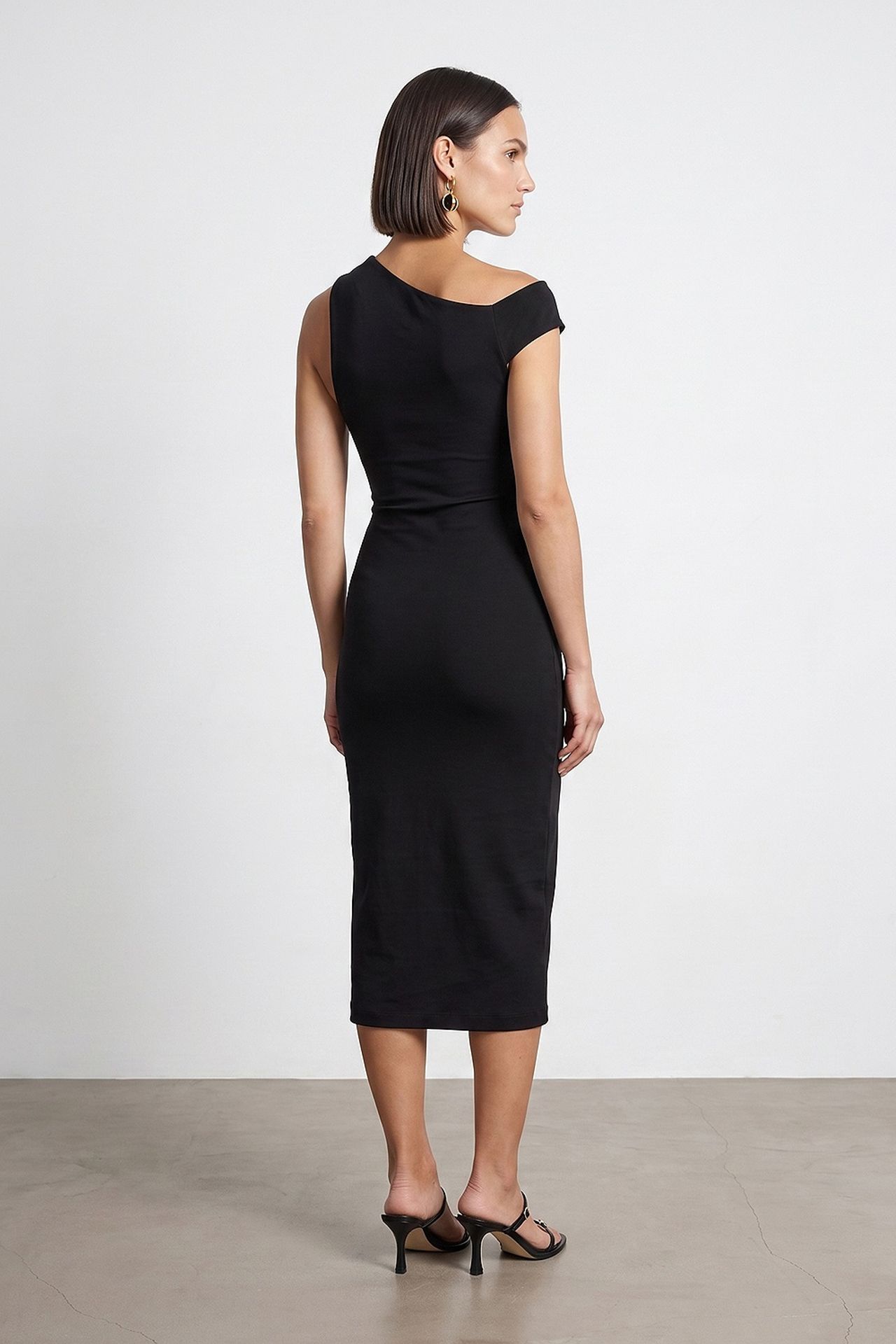 DILVIN Sleeveless Bodycon Midi Dress 2