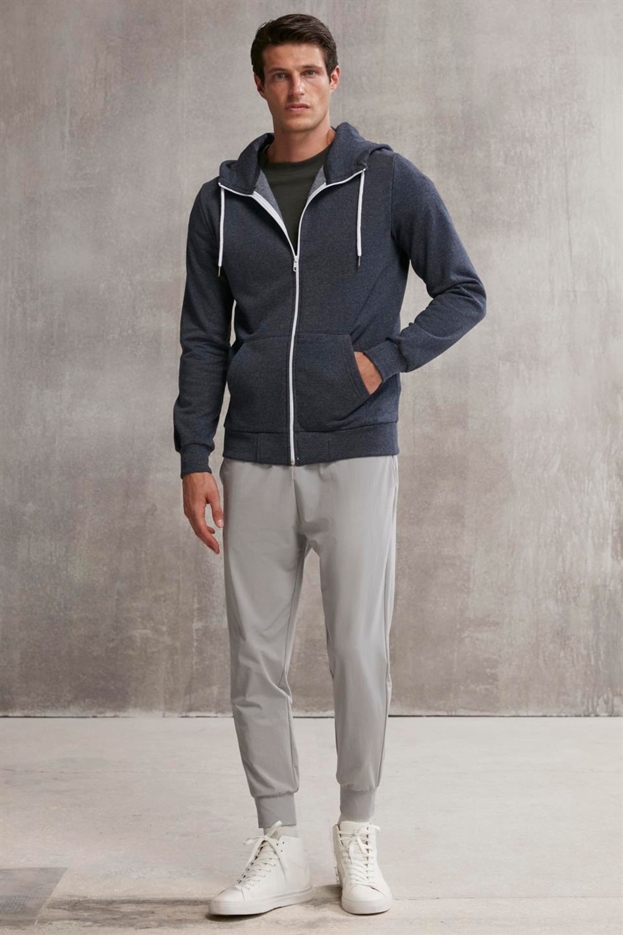 GRIMELANGE Kapüşonlu Fermuarlı Sweatshirt 4