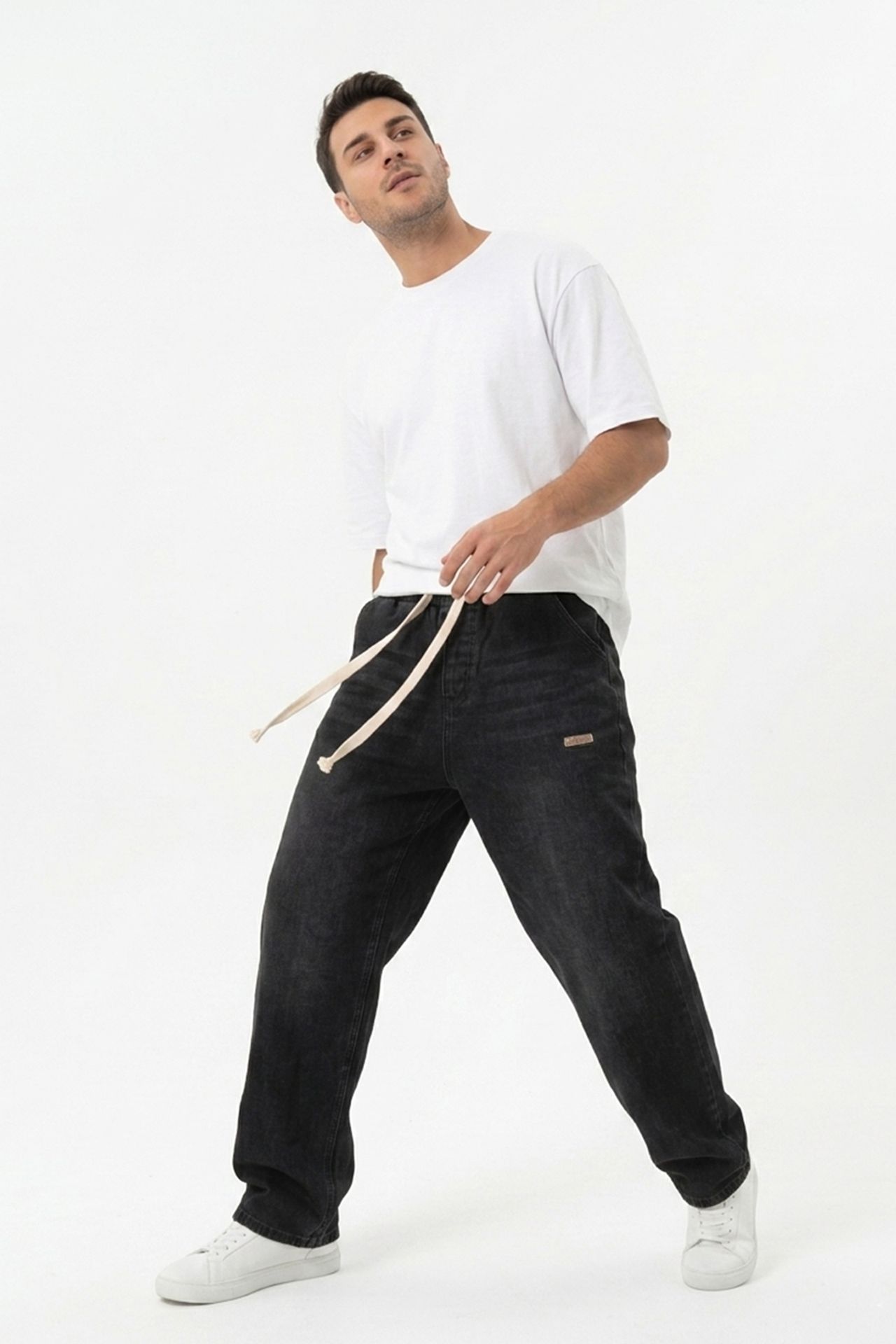 BDART Elastic Waist Denim Pants 4