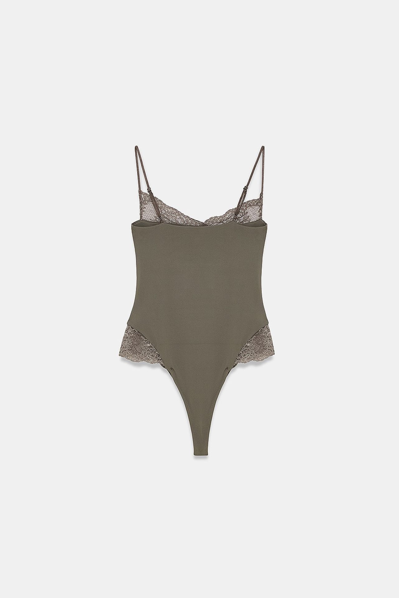 DILVIN Lace Sleeveless Slim-fit Bodysuit Blouse 6