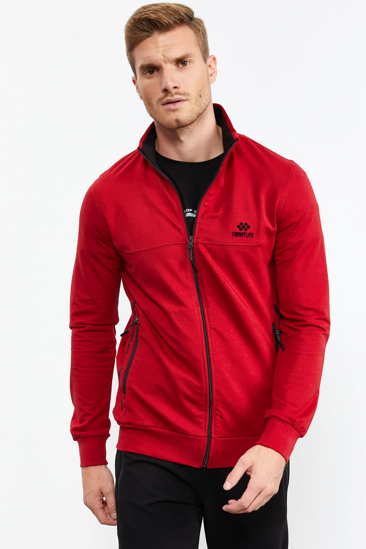 TOMMY Men's Zip-Front Sweatshirt And Pants Set 5