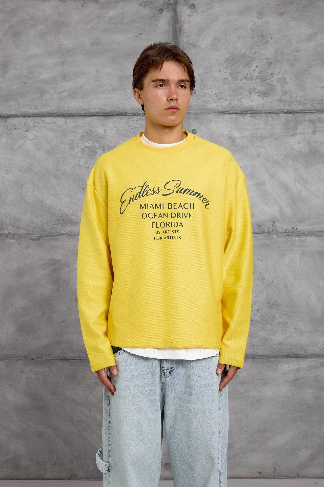 NOMARC Rahat Bisiklet Yaka Sweatshirt 1