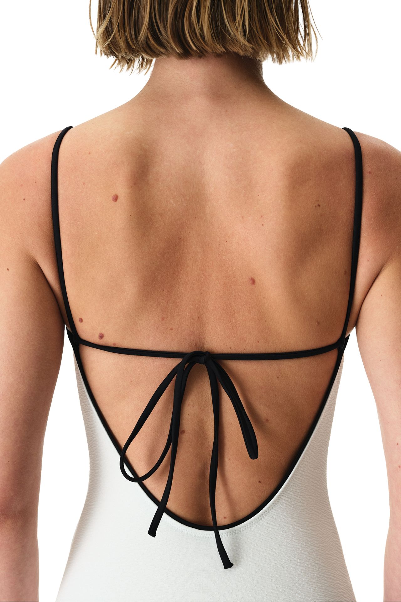 PENTI Nadia Textured Deep V Neck Swimsuit 5