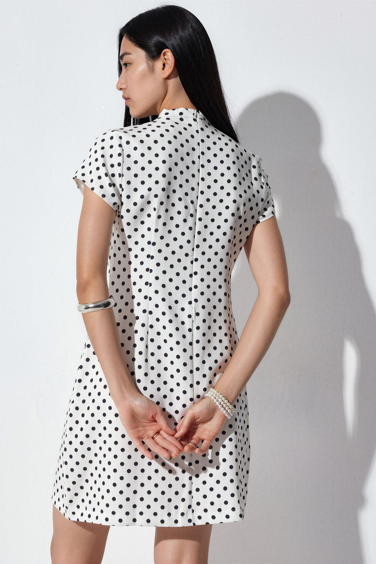 BDART Polka Dot A-Line Mini Dress With Bow 3