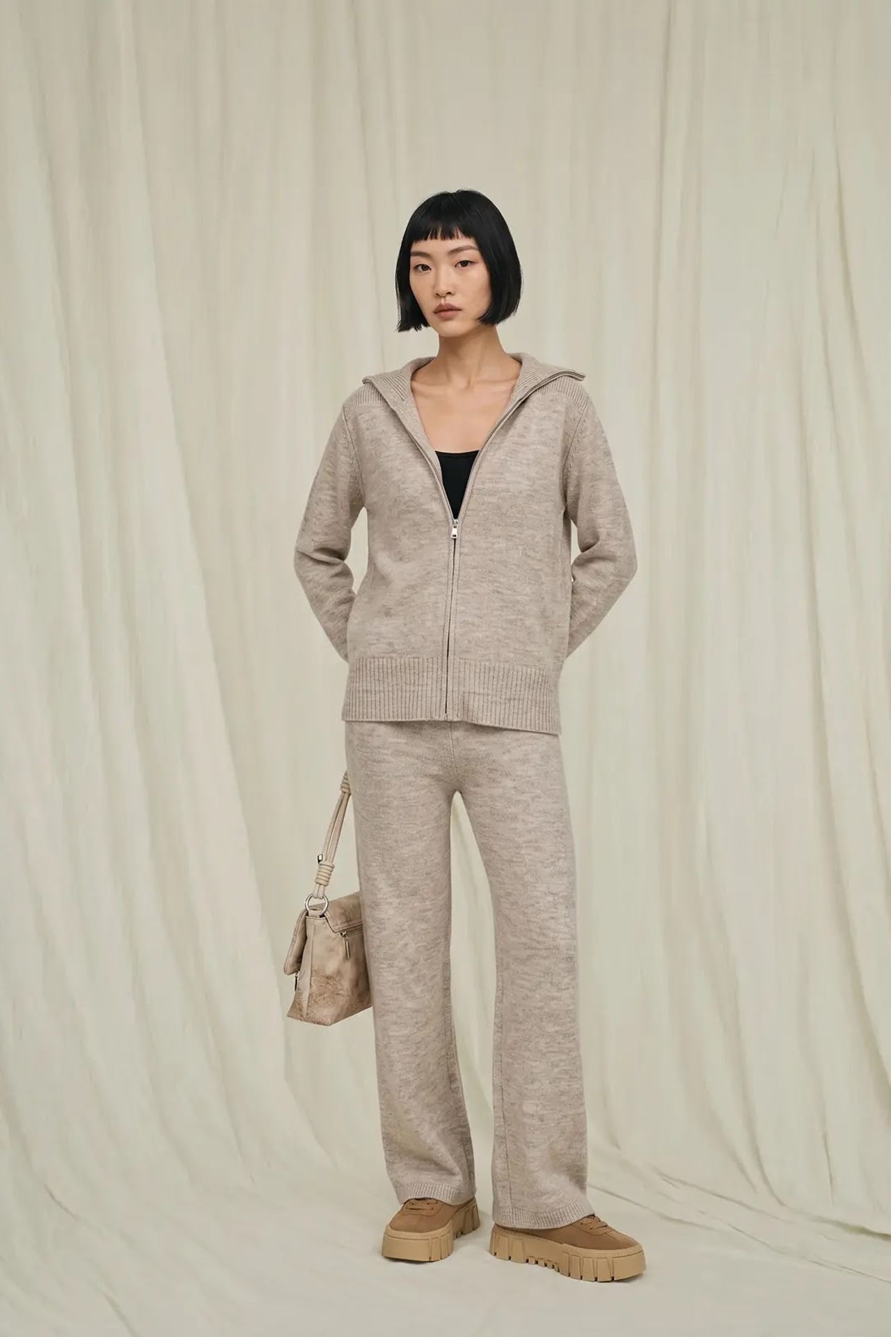 MY FASHION İki Parçalı Örme Takım 1