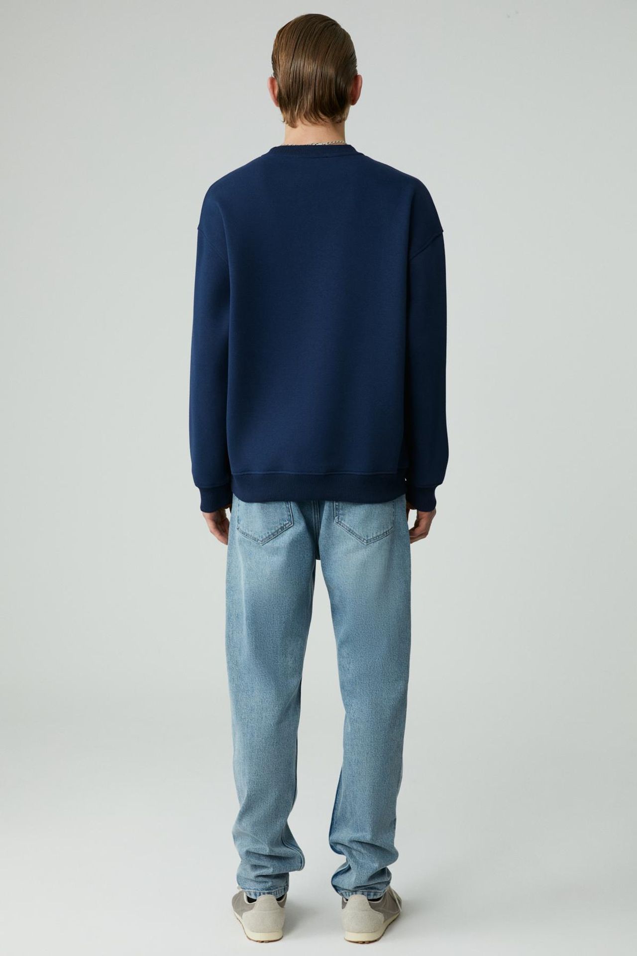 GRIMELANGE Baskılı Bisiklet Yaka Sweatshirt 6