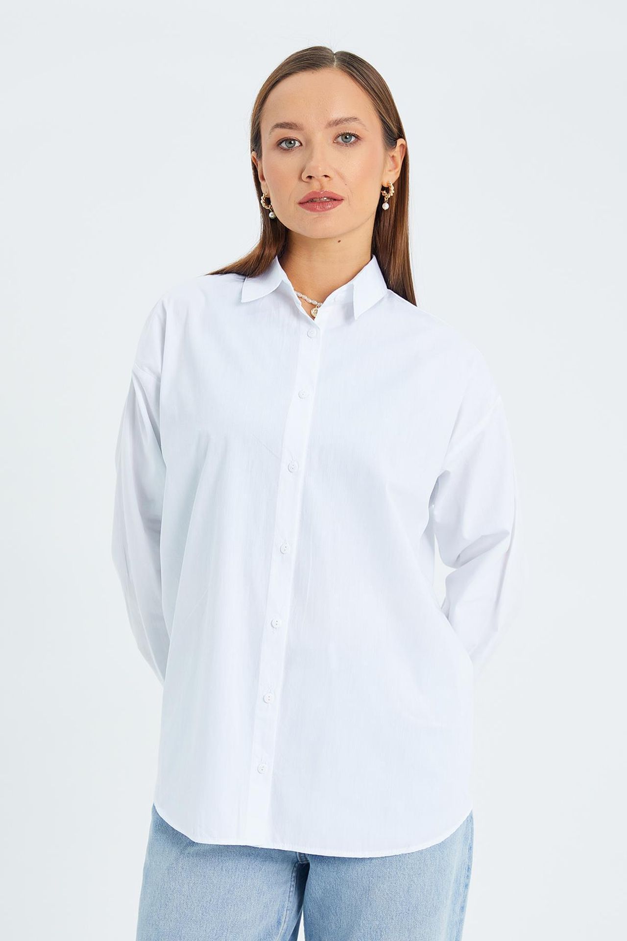 Mixray Long Sleeve Cotton Shirt 3