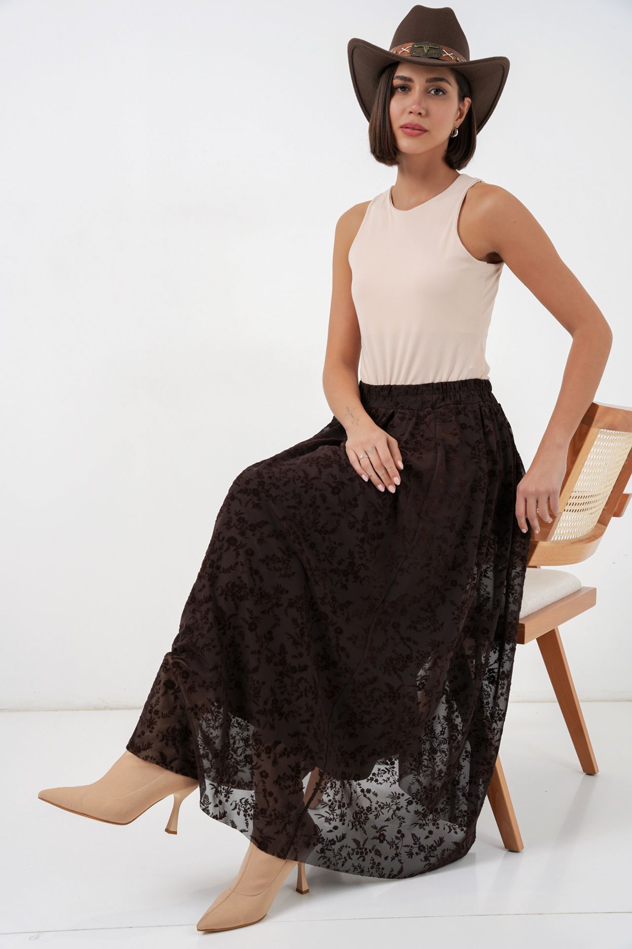 BDART High Waist Floral Maxi Skirt 3