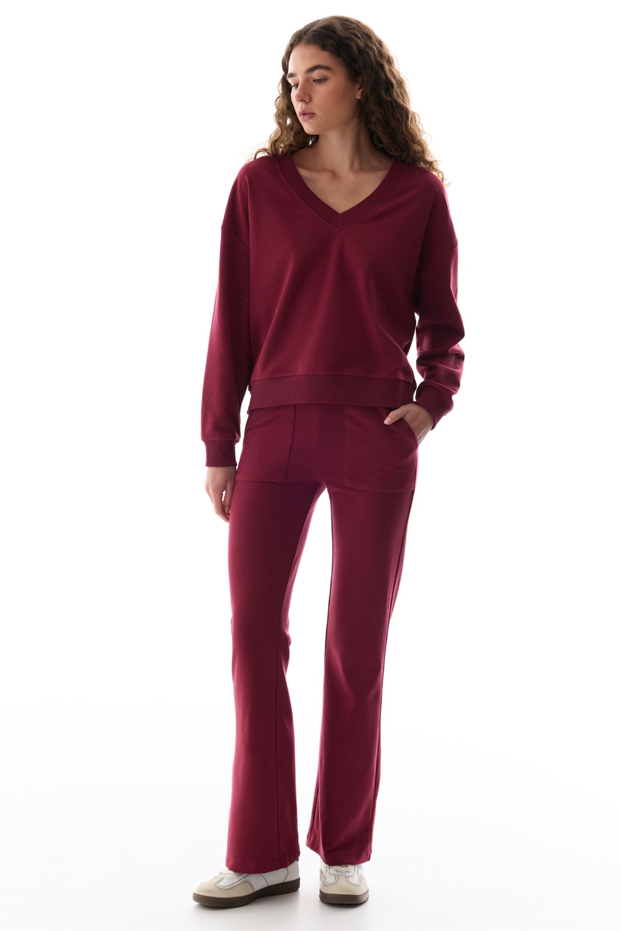 PENTI Ribana Detail Flare Sweatpants 4