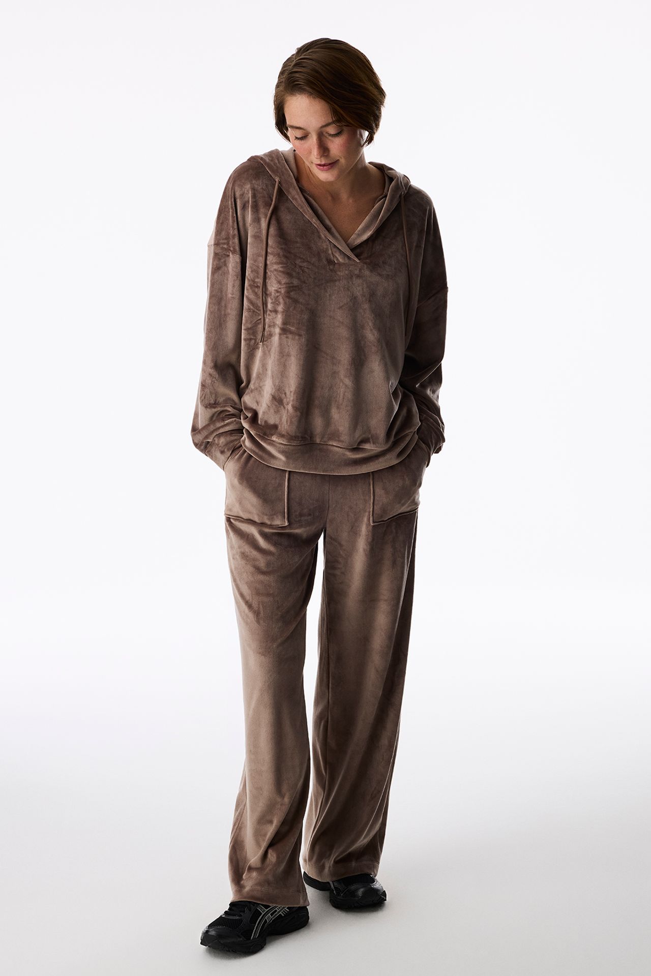 PENTI Soft Velvet Front Pocket Trousers 1