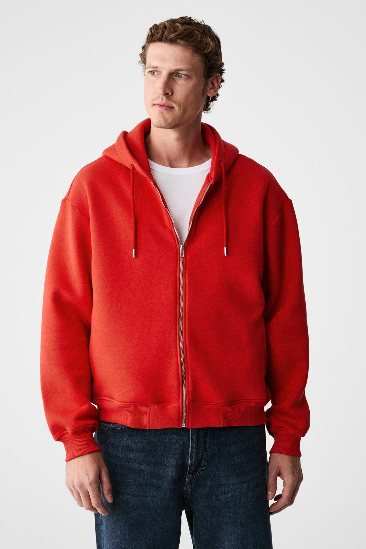 GRIMELANGE Oversized Hooded Zip Sweatshirt 3