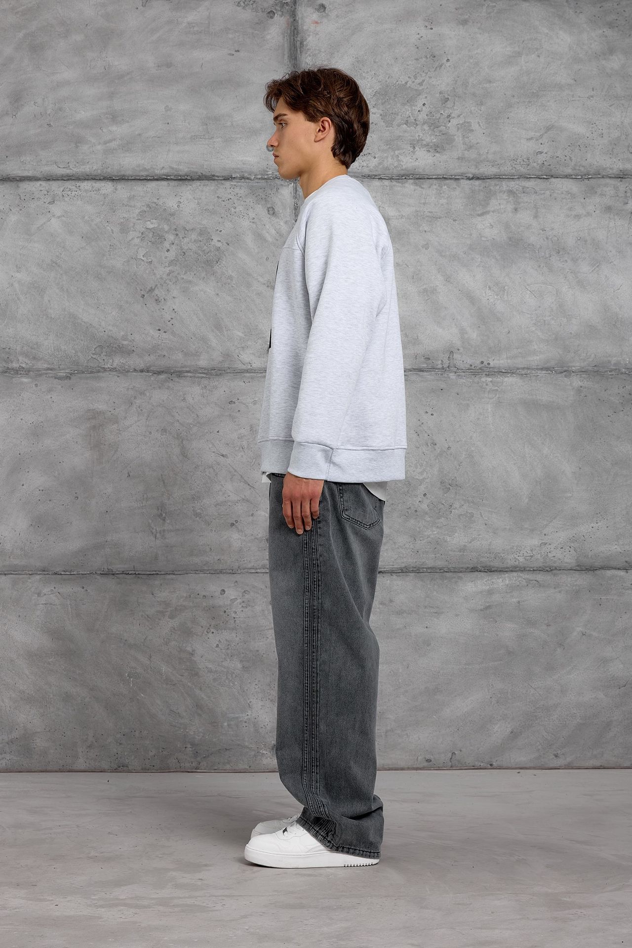 NOMARC Regular Kalıp Bisiklet Yaka Sweatshirt 3