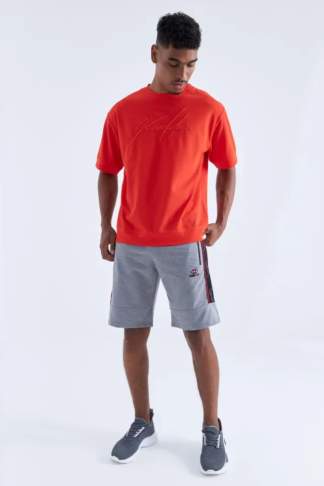 TOMMY Men's Striped Jersey Shorts