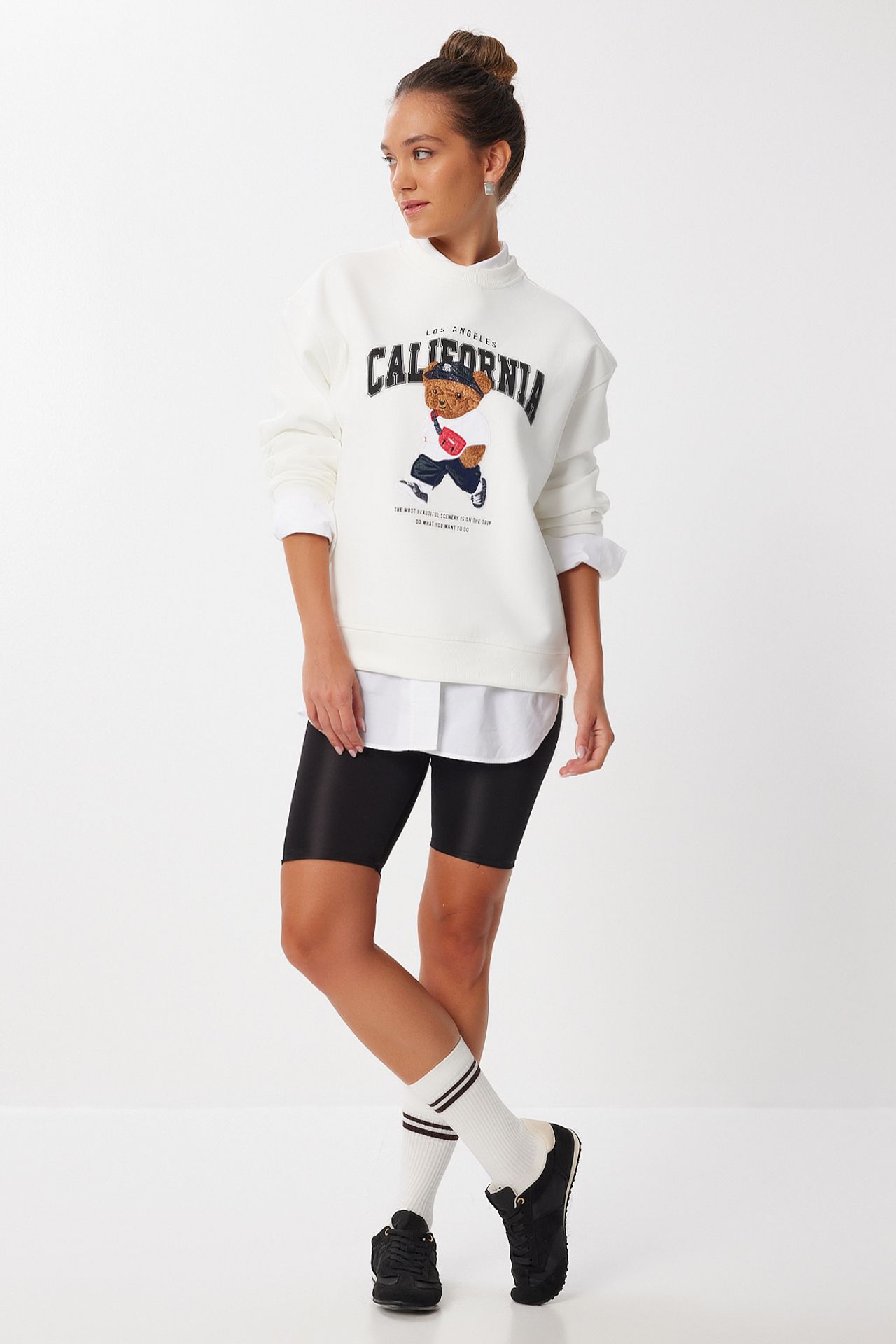 ISTANBUL Crew Neck Printed Sweatshirt 4